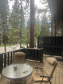 Deck facing north