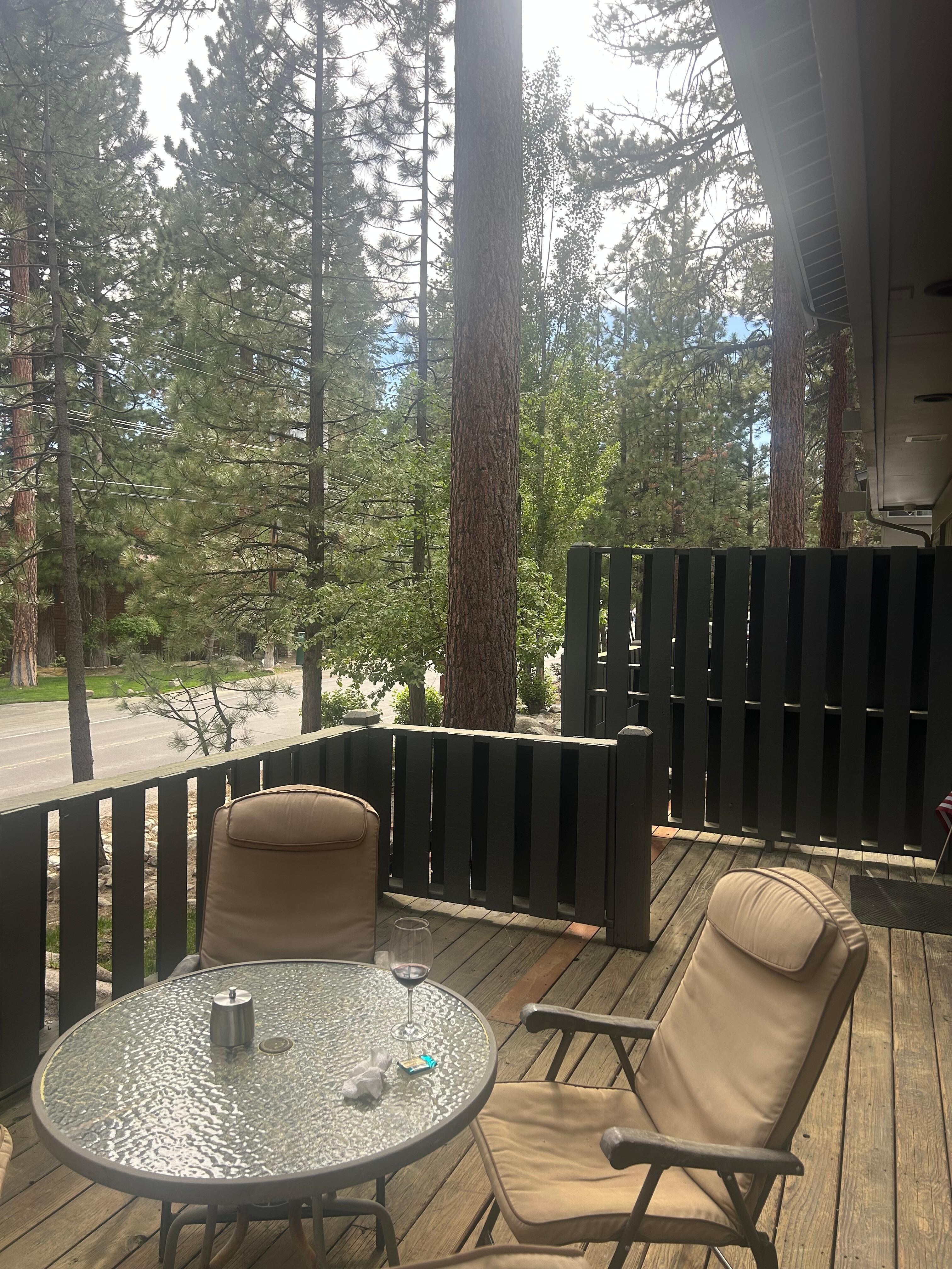 Deck facing north 