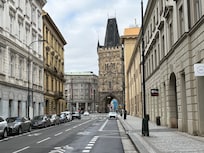 View just outside of hotel