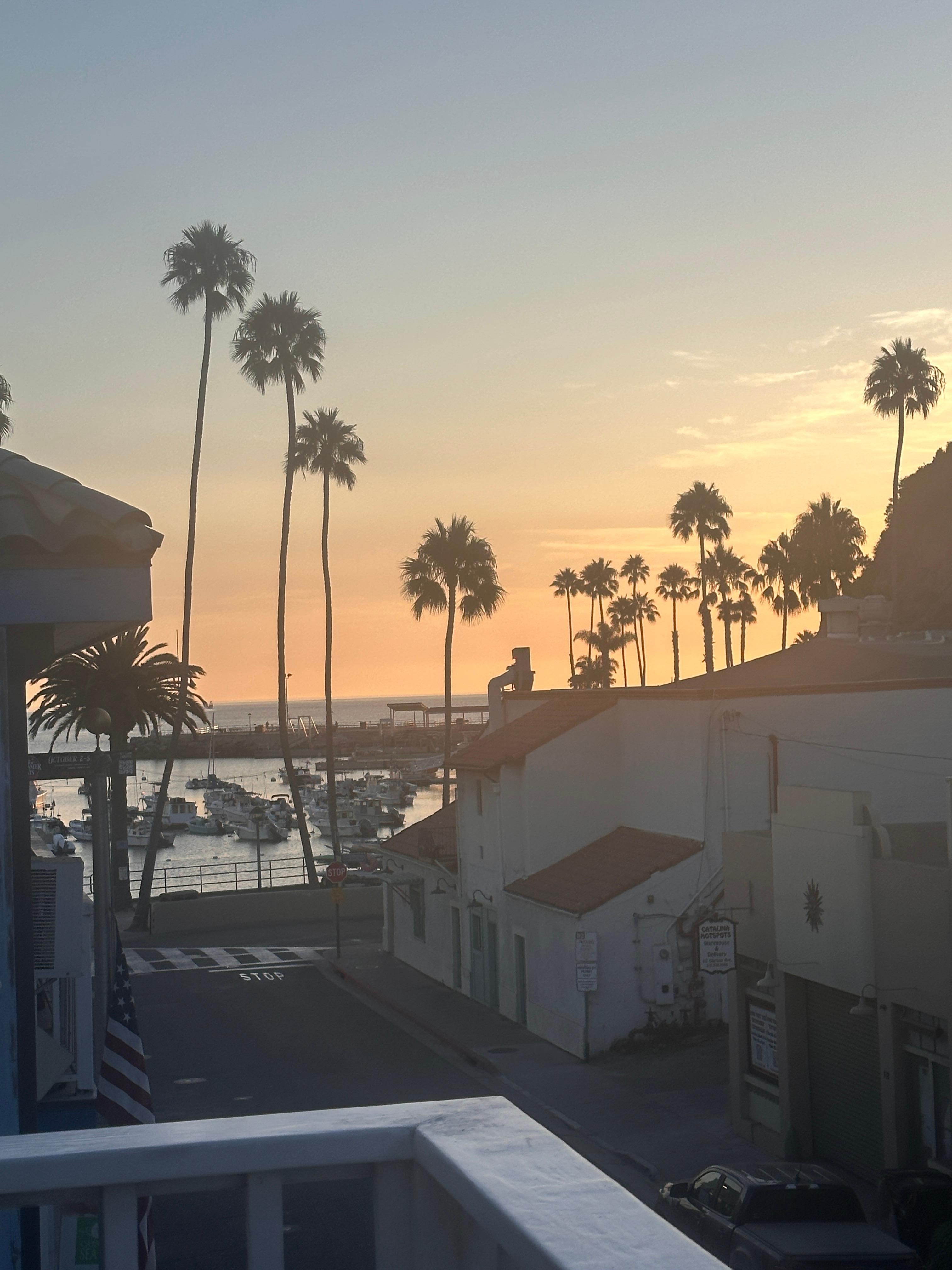 Sunrise from the patio  