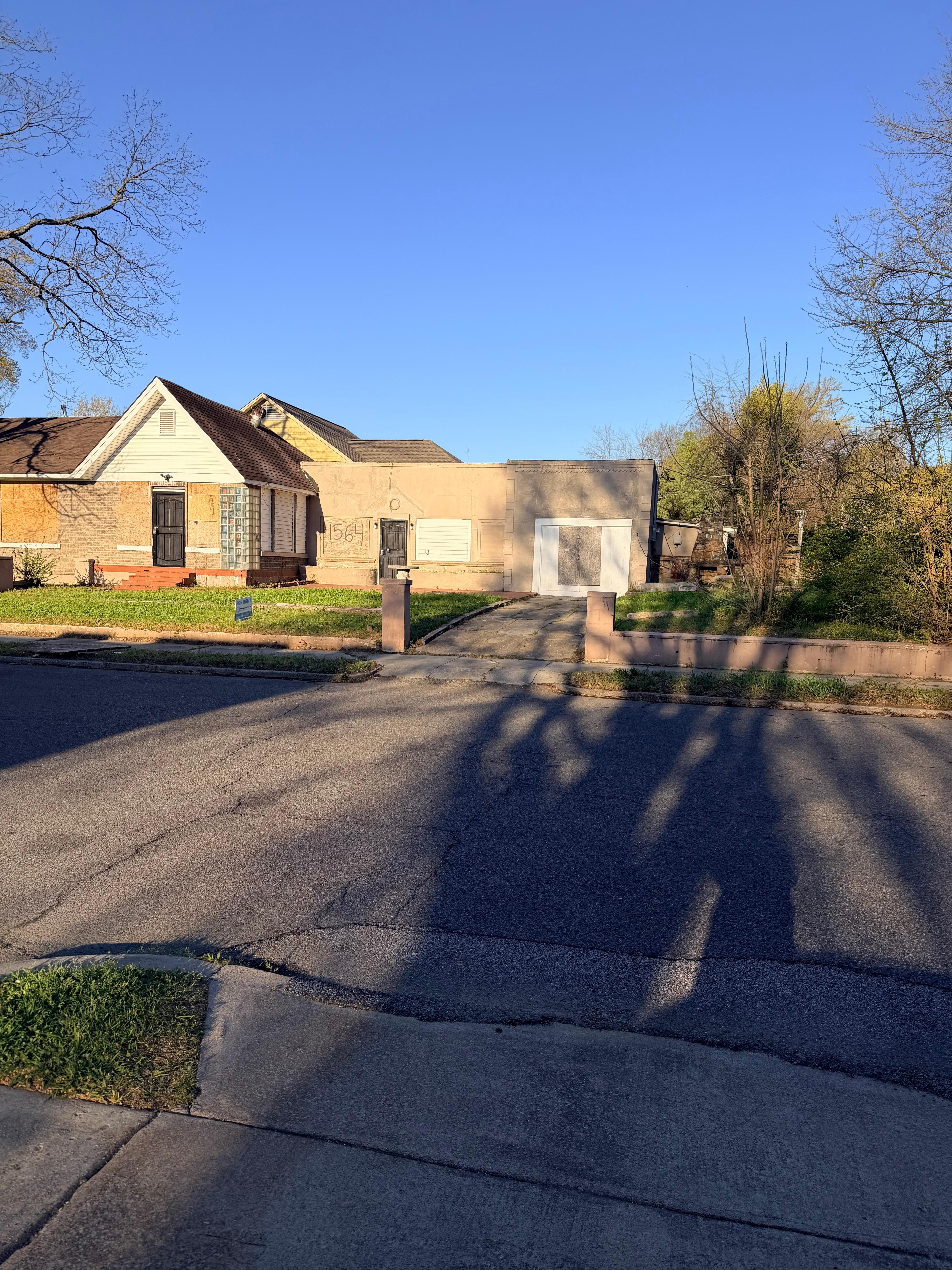 Property directly across atreet