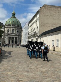 Changing of the guards 100 m from the apartment
