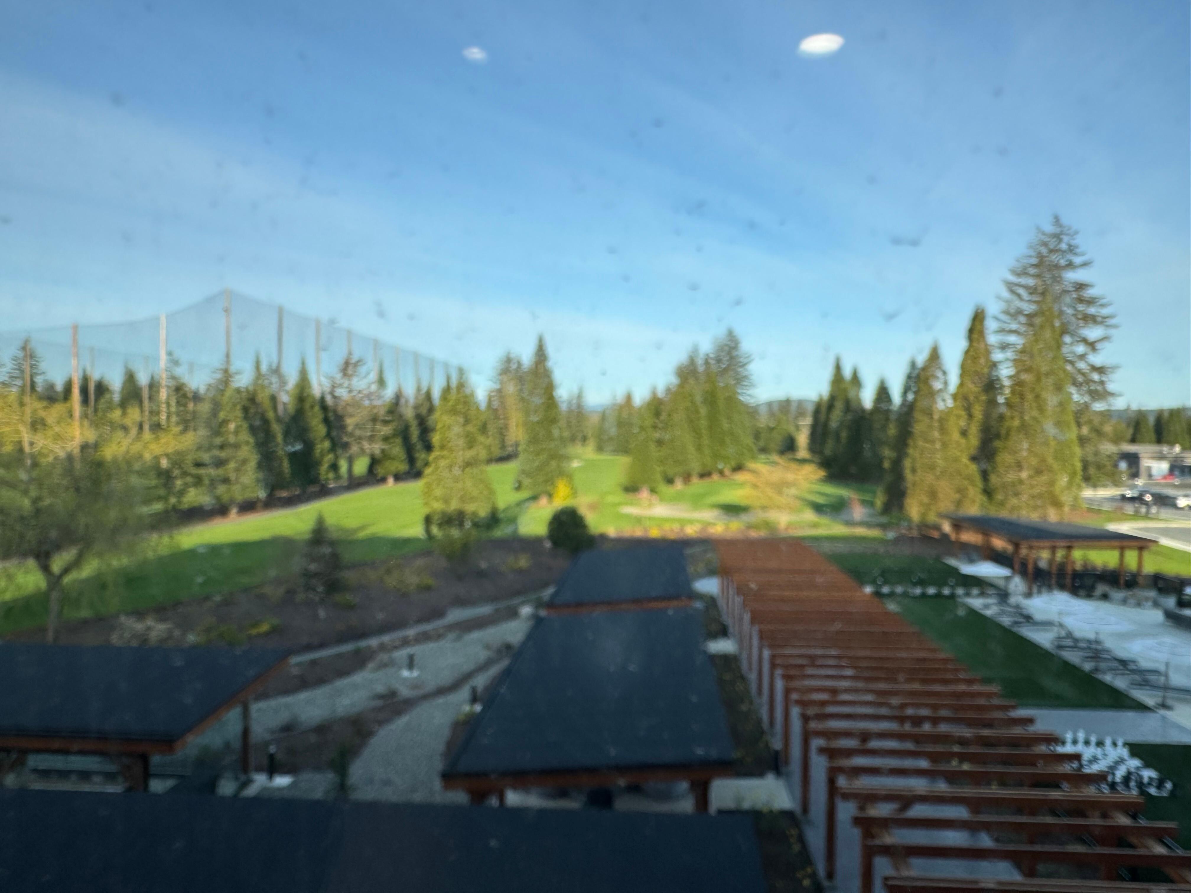 View of the golf course