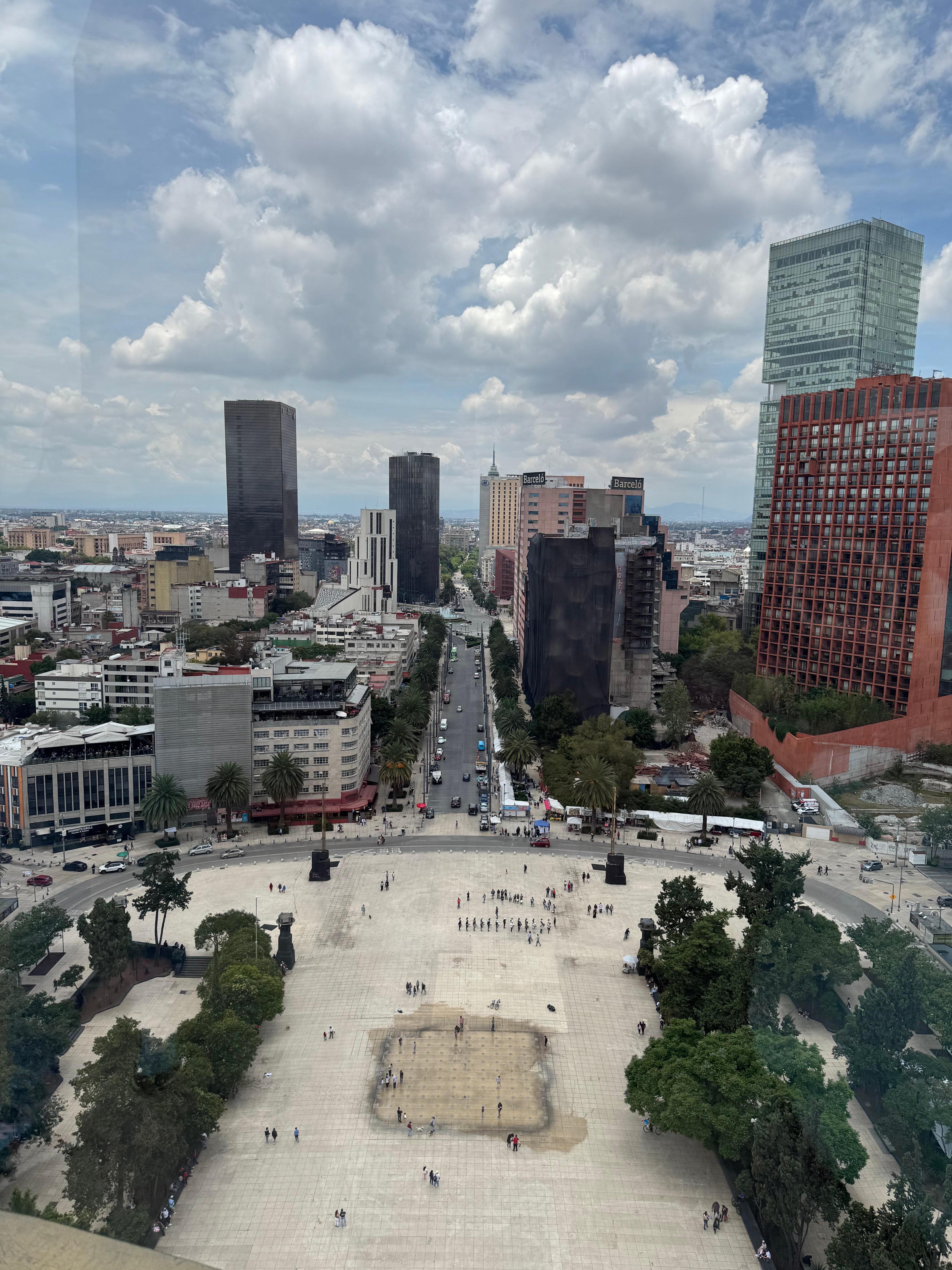 From the top of the La Revolucion. Hotel Casa Blanca is around the corner