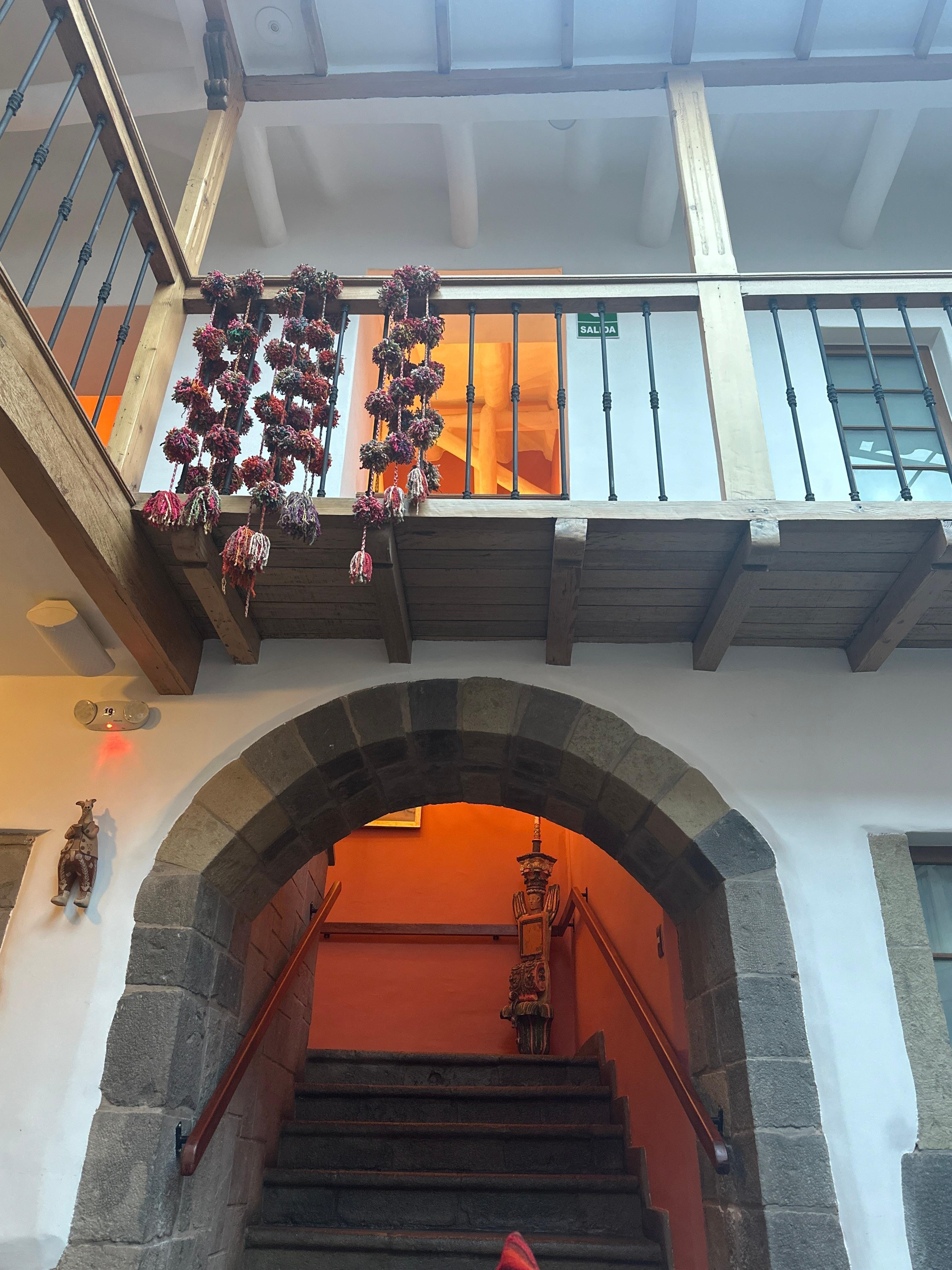 View from inside the courtyard 