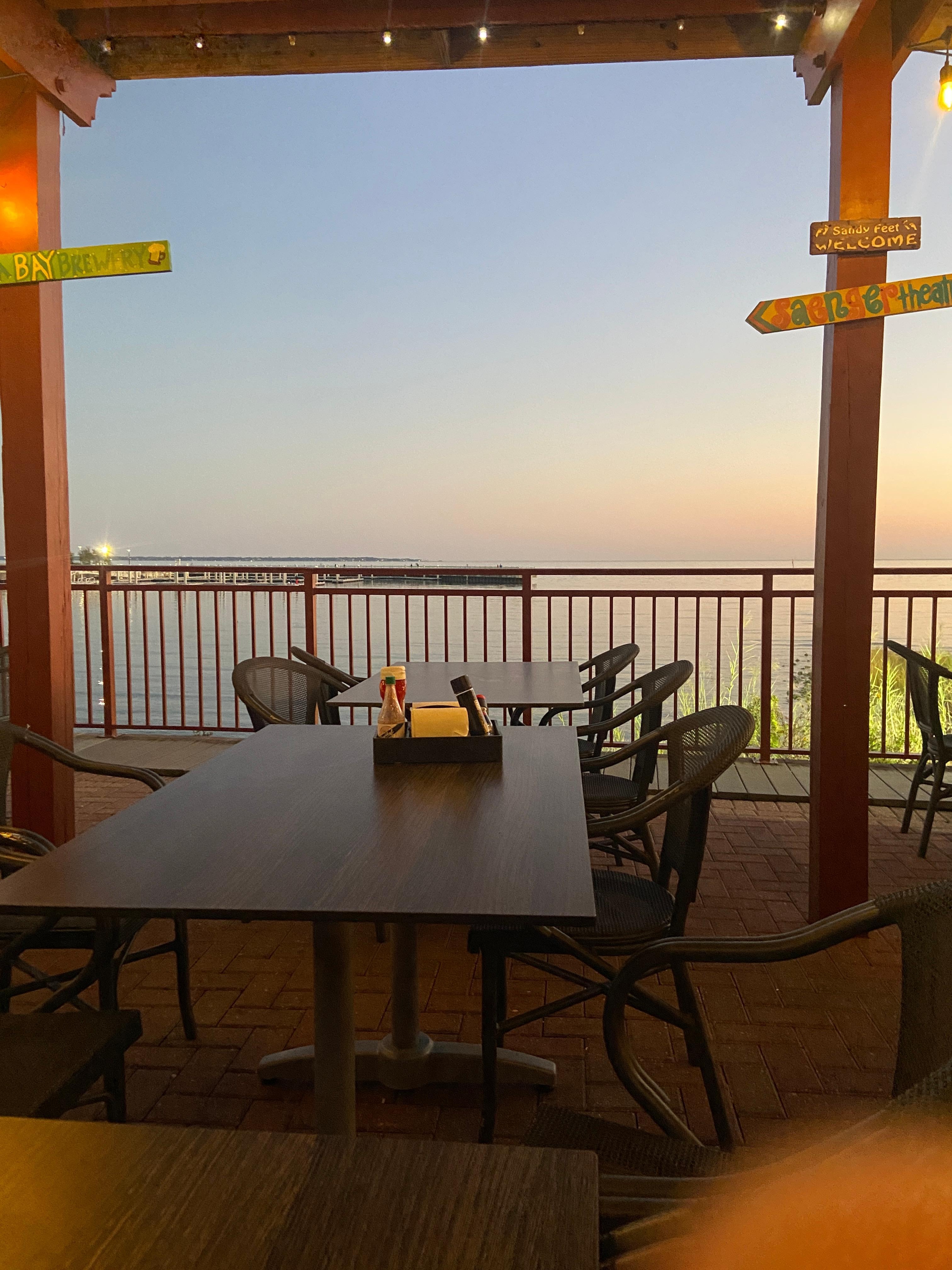 View from Nicks Boathouse. 