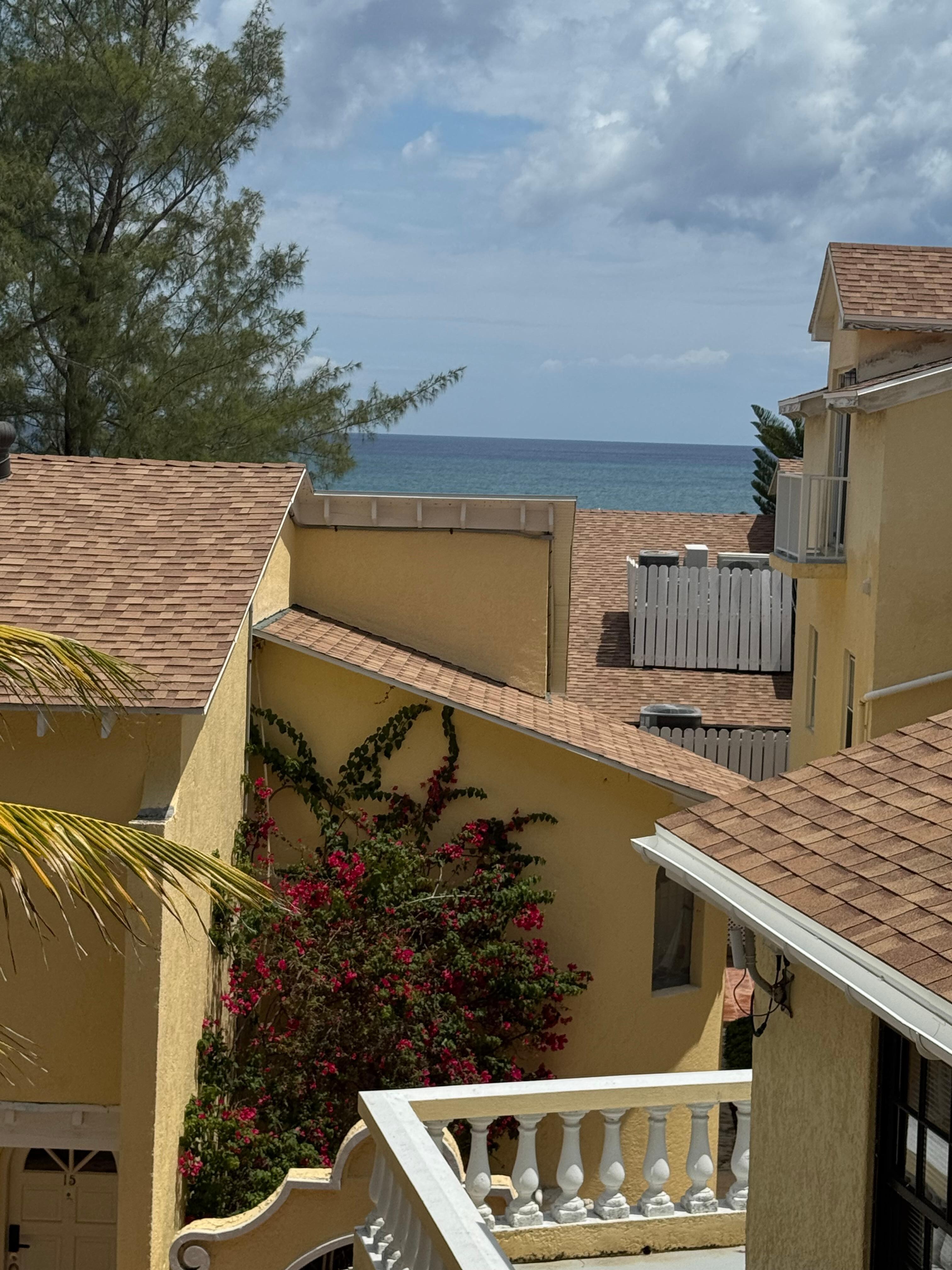 View from one of the balconies