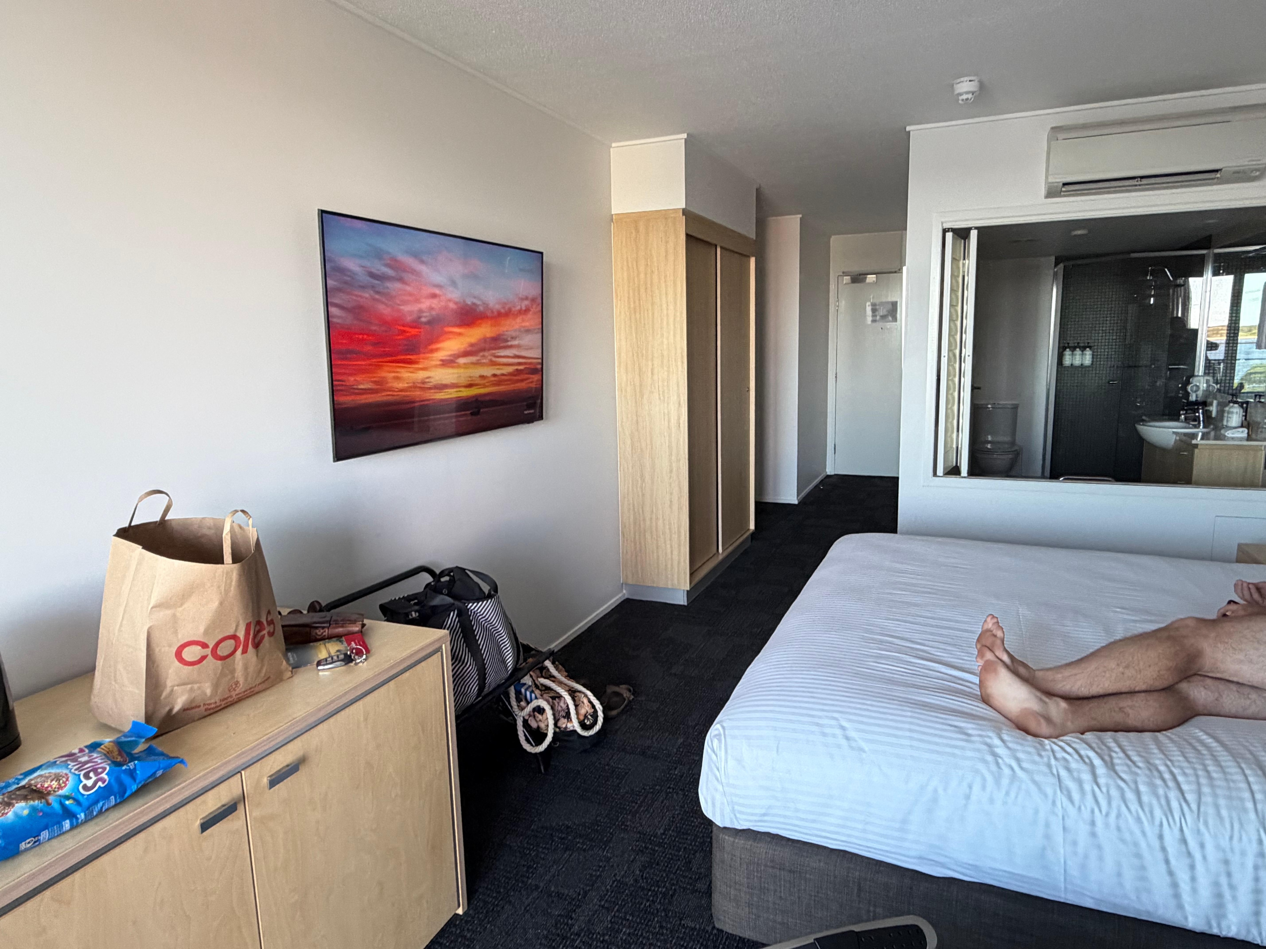 Our room, which was great.