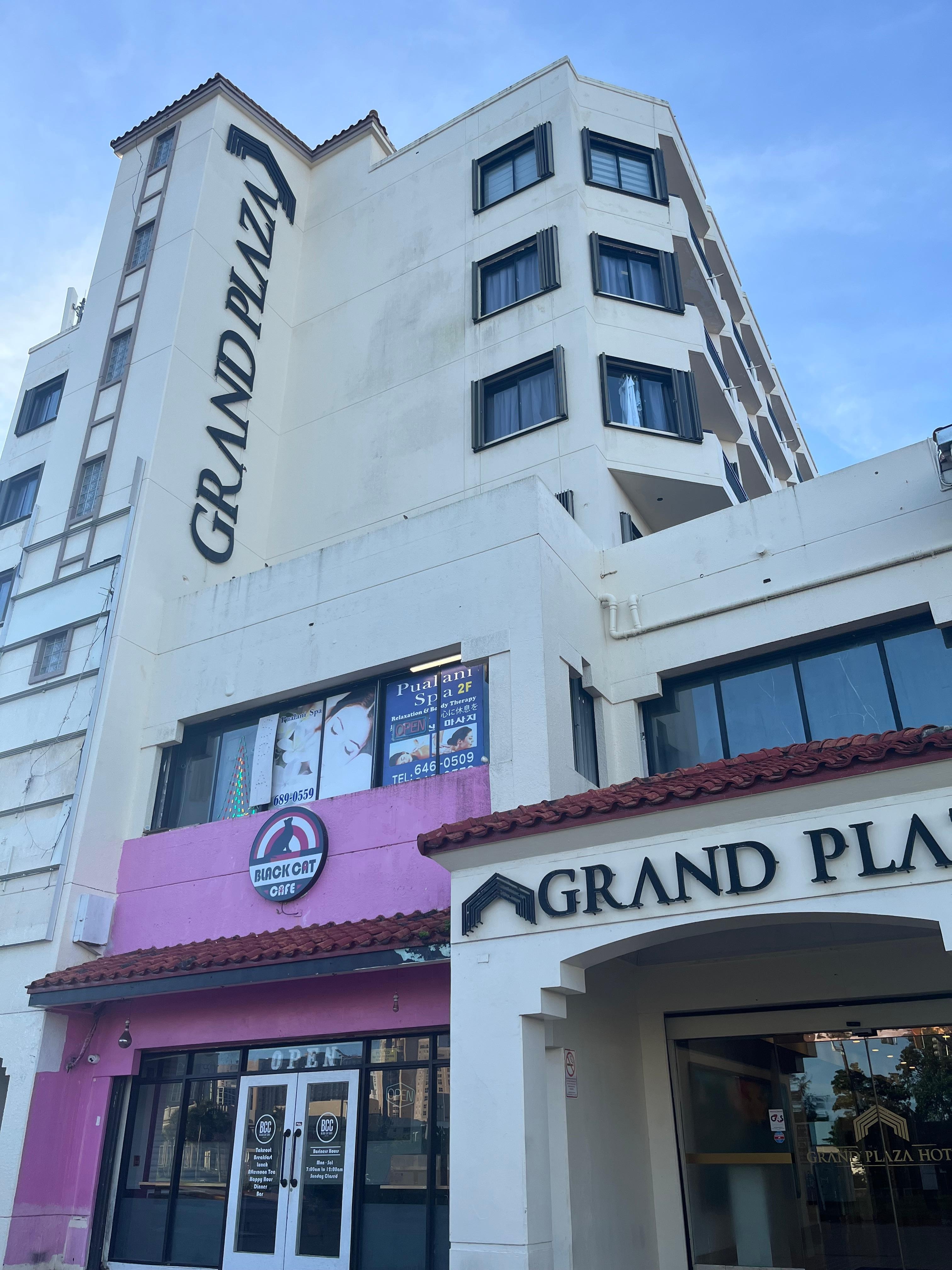 Across is police station. Quite and safe place to walk and roam around beach also is so close perfect 👌 