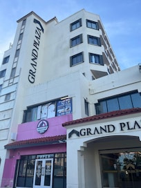 Across is police station. Quite and safe place to walk and roam around beach also is so close perfect 👌