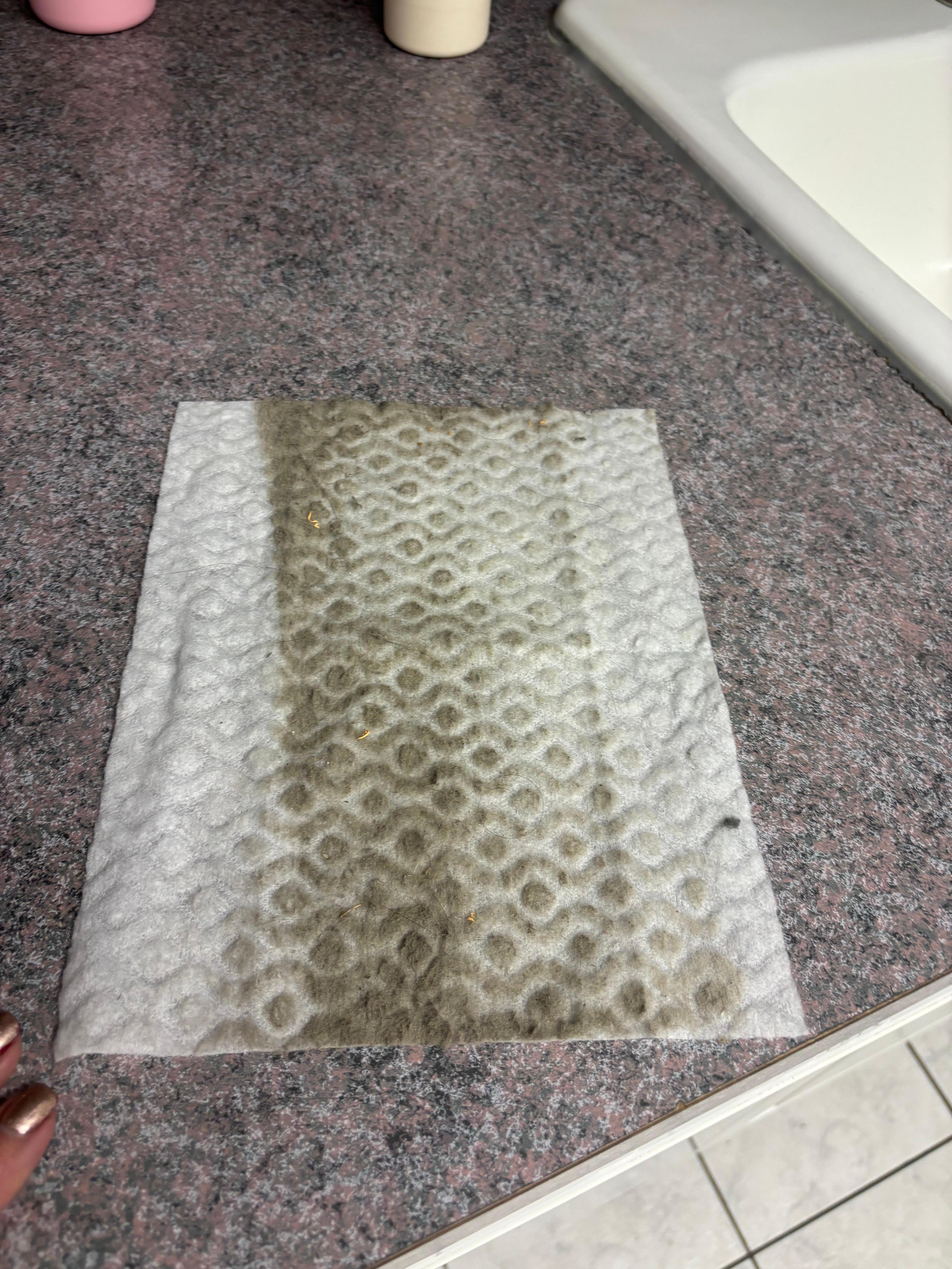 Swiffer pad from sweeping floor