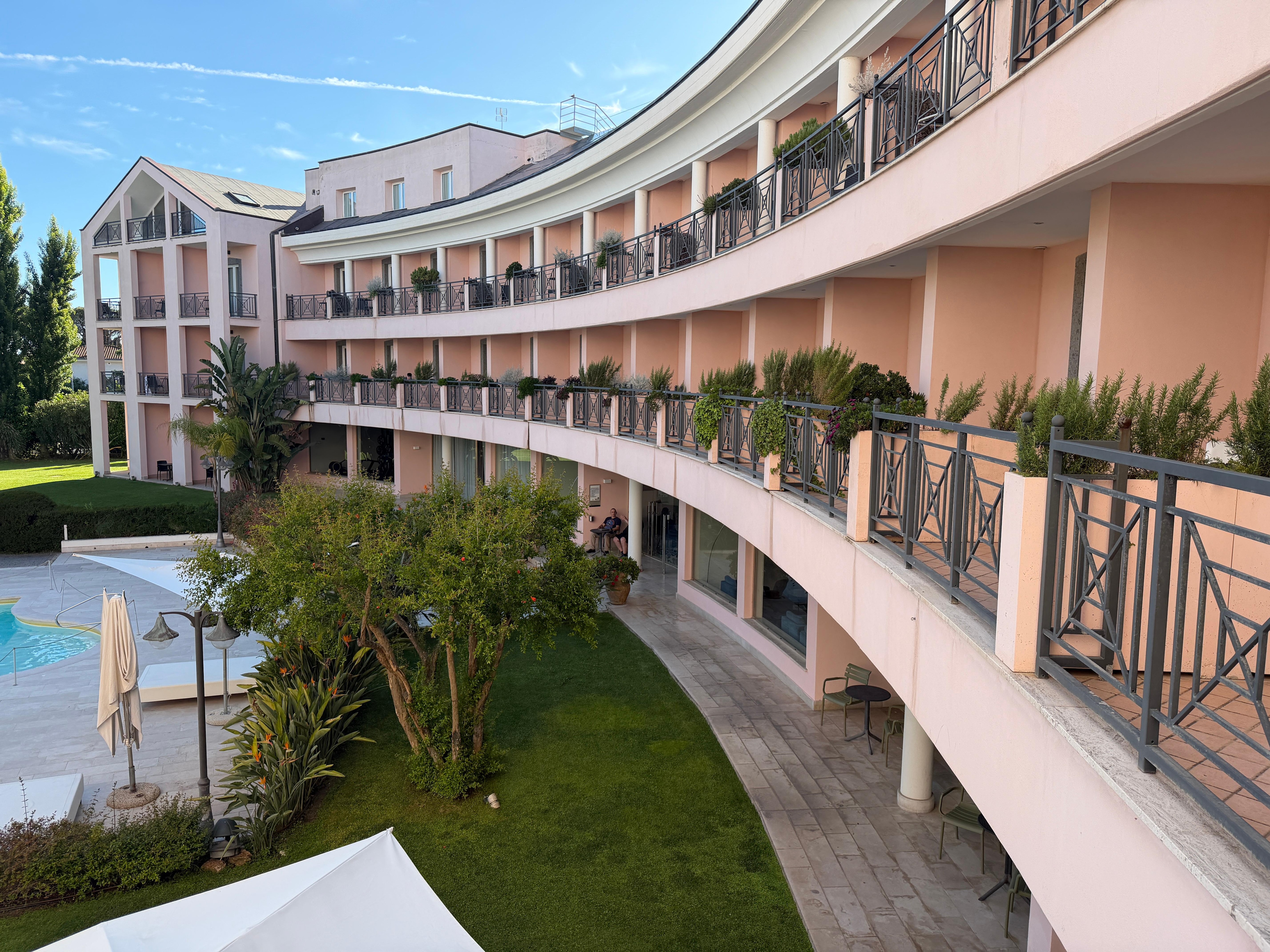 Rooms with balconies. 