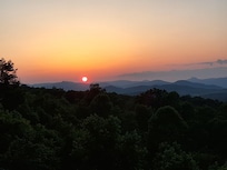 Sunrise at the cabin