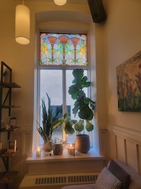 This hotel has several sitting areas off of the main lobby. Each one is beautiful.