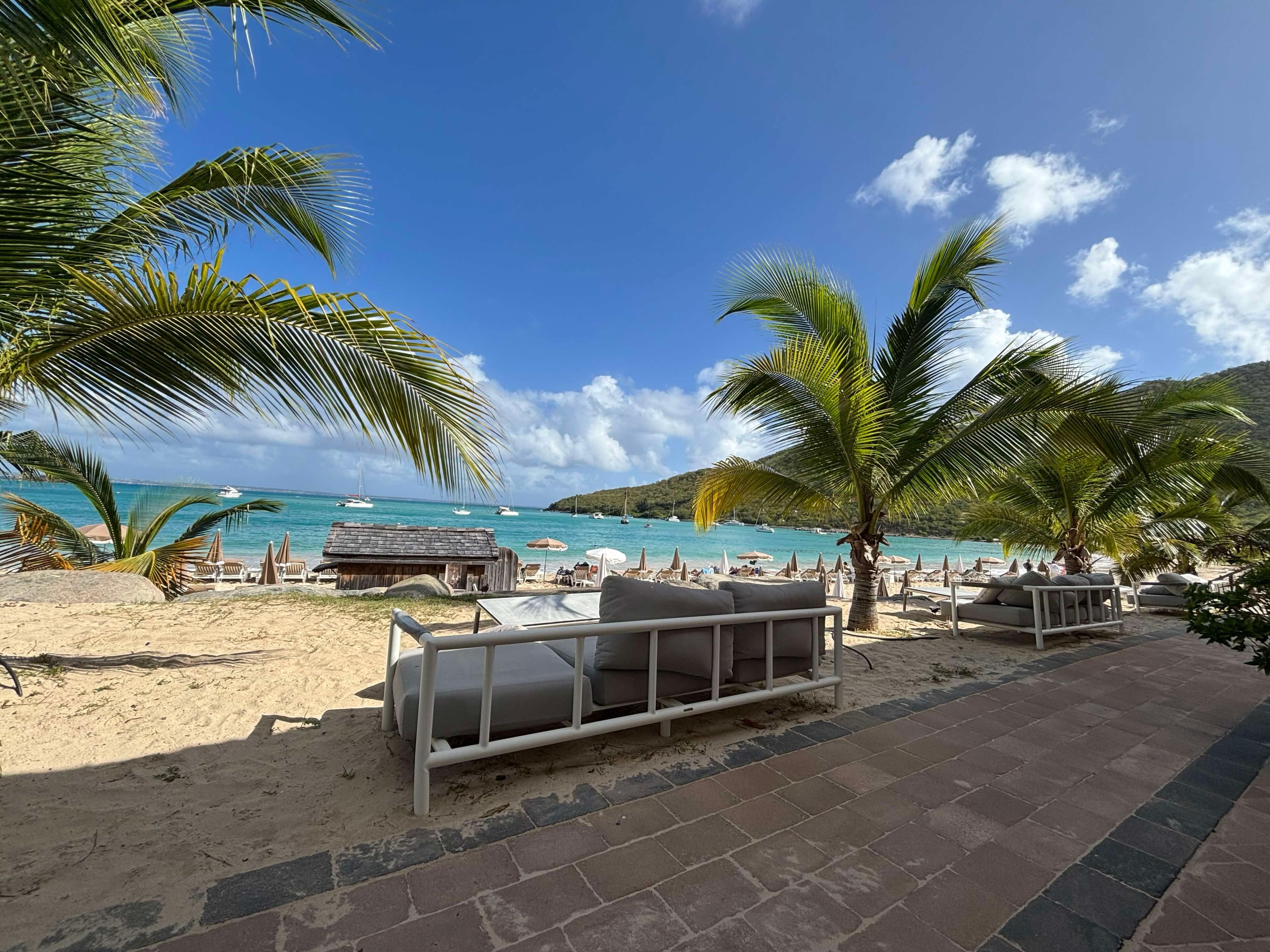 view from resort restaurant