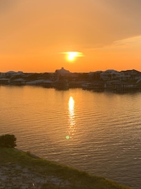 Sunset from the balcony