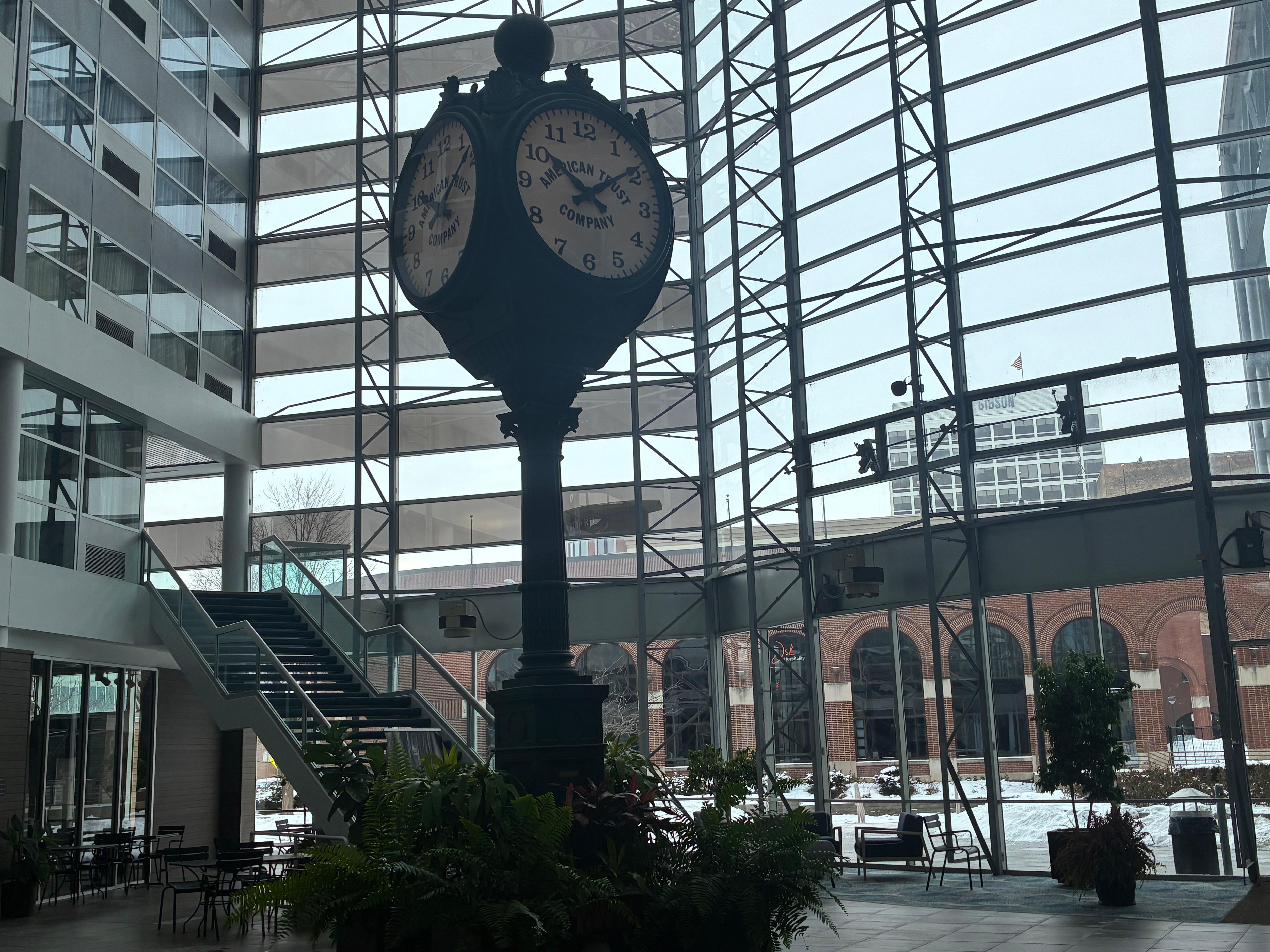 First floor clock tower