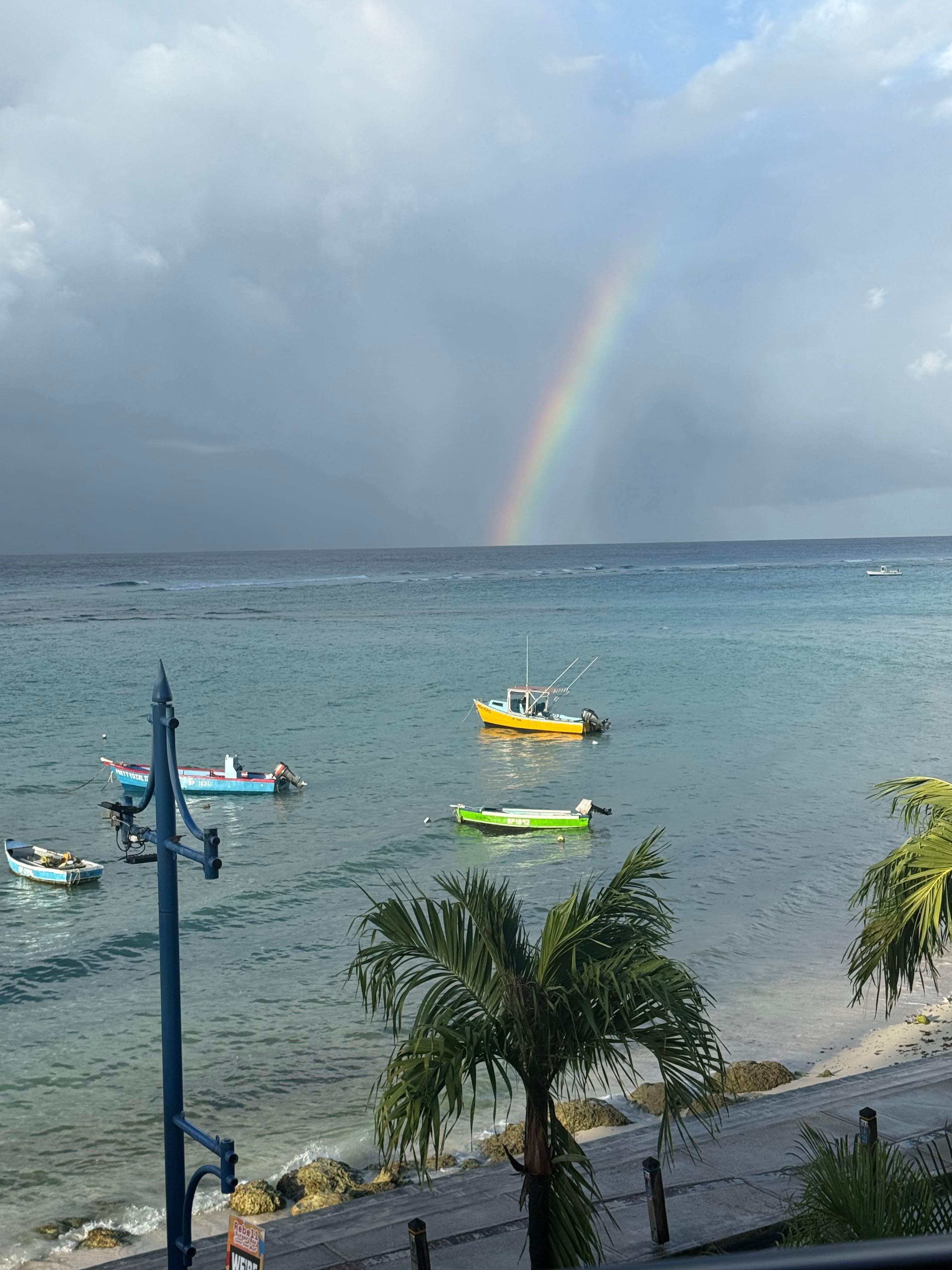 View of a Rainbow from our room.