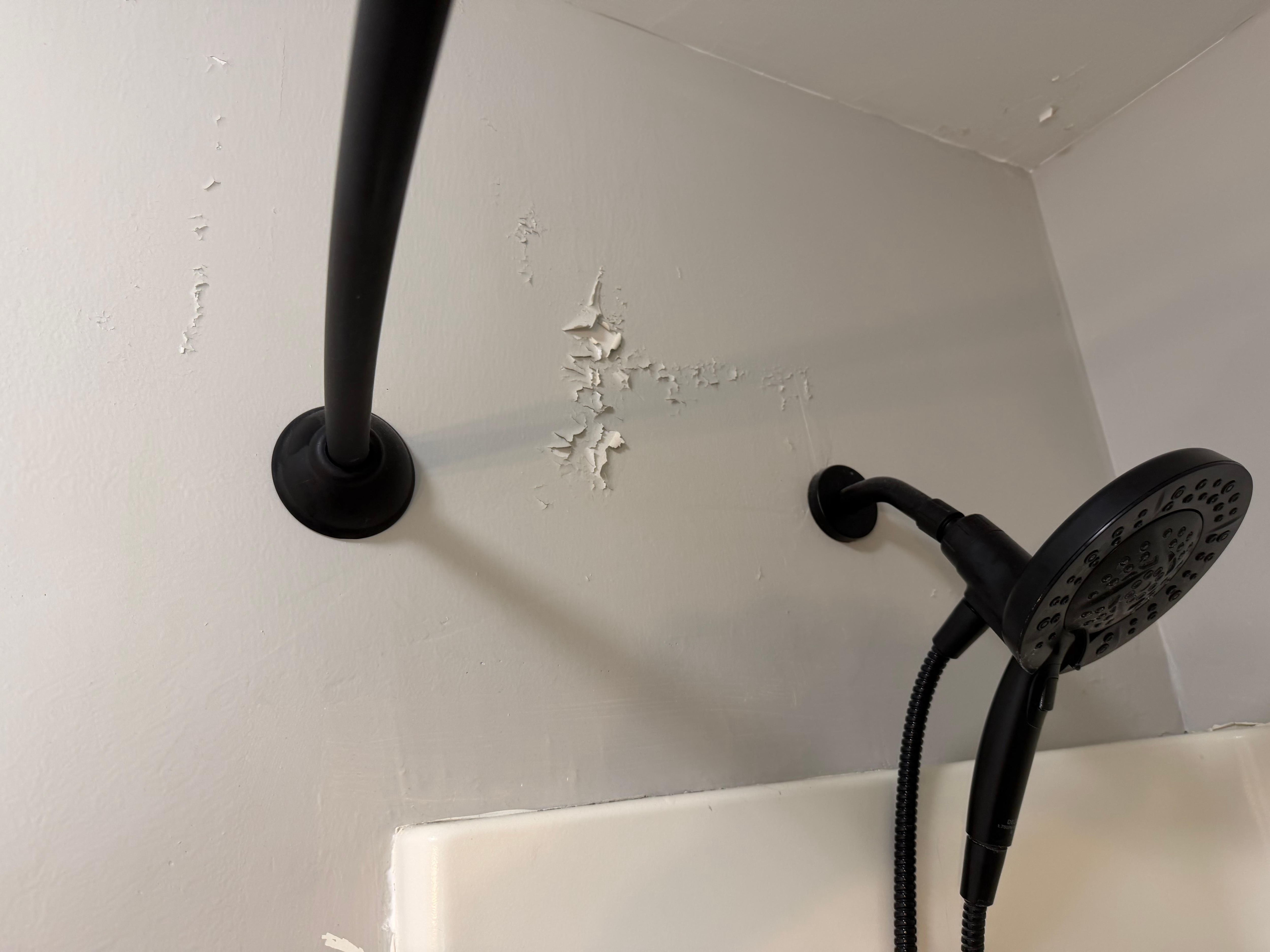 Paint peeling in the bathroom 