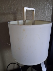Dirty lamp shade