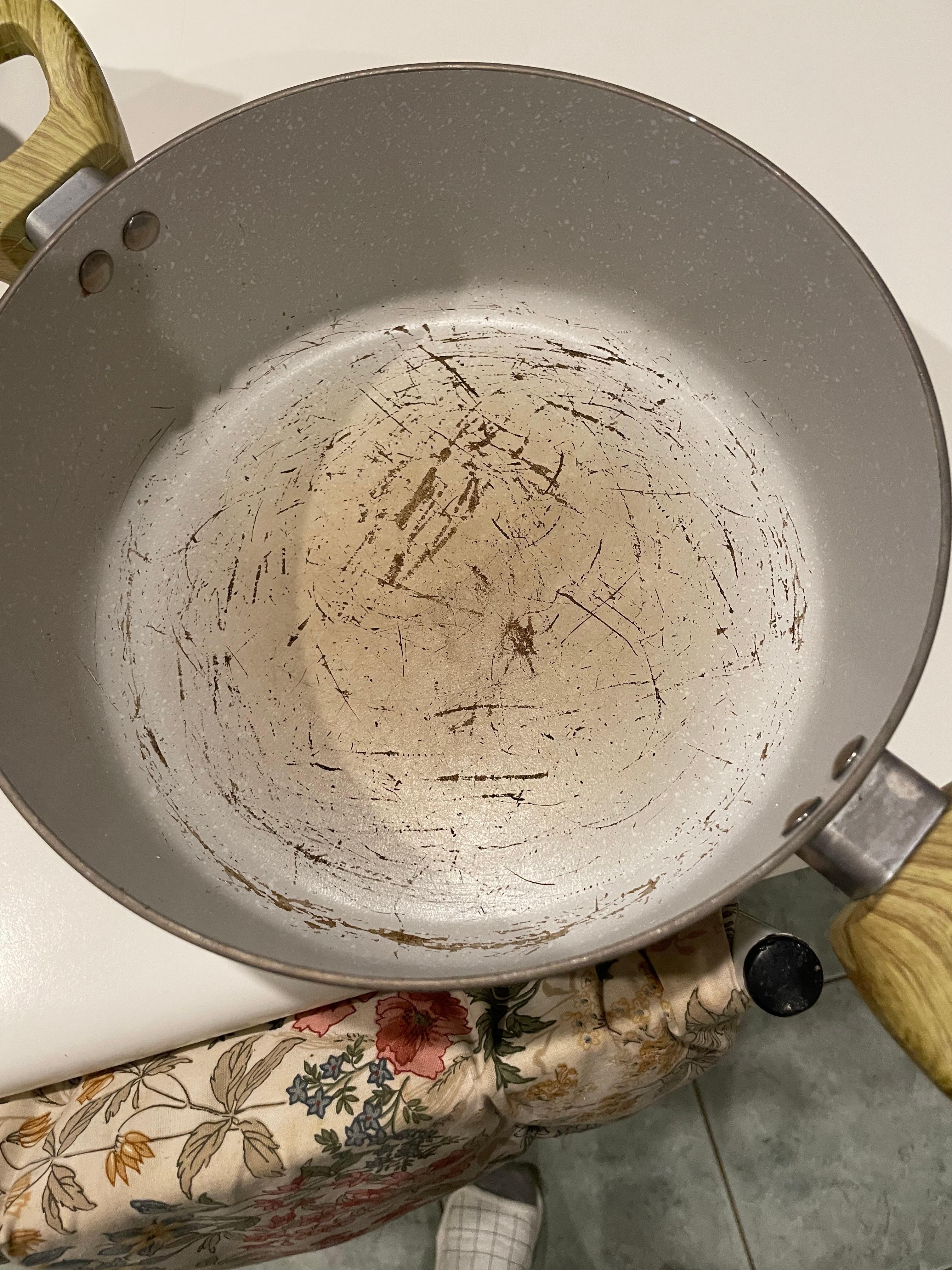 Teflon peeling off the pots and pans