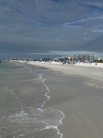 Unit is just steps from this beautiful beach!