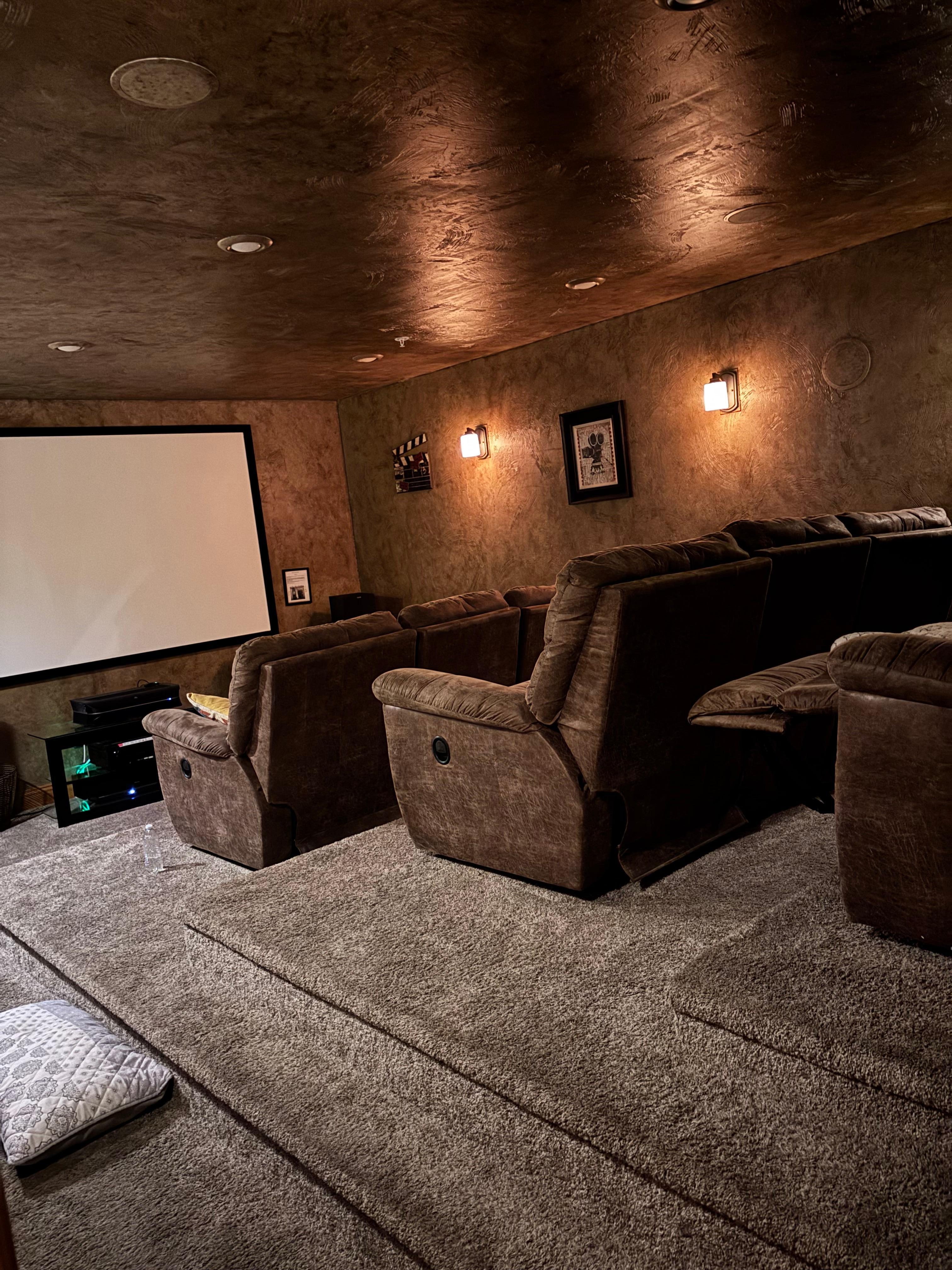 Theatre room was a favorite