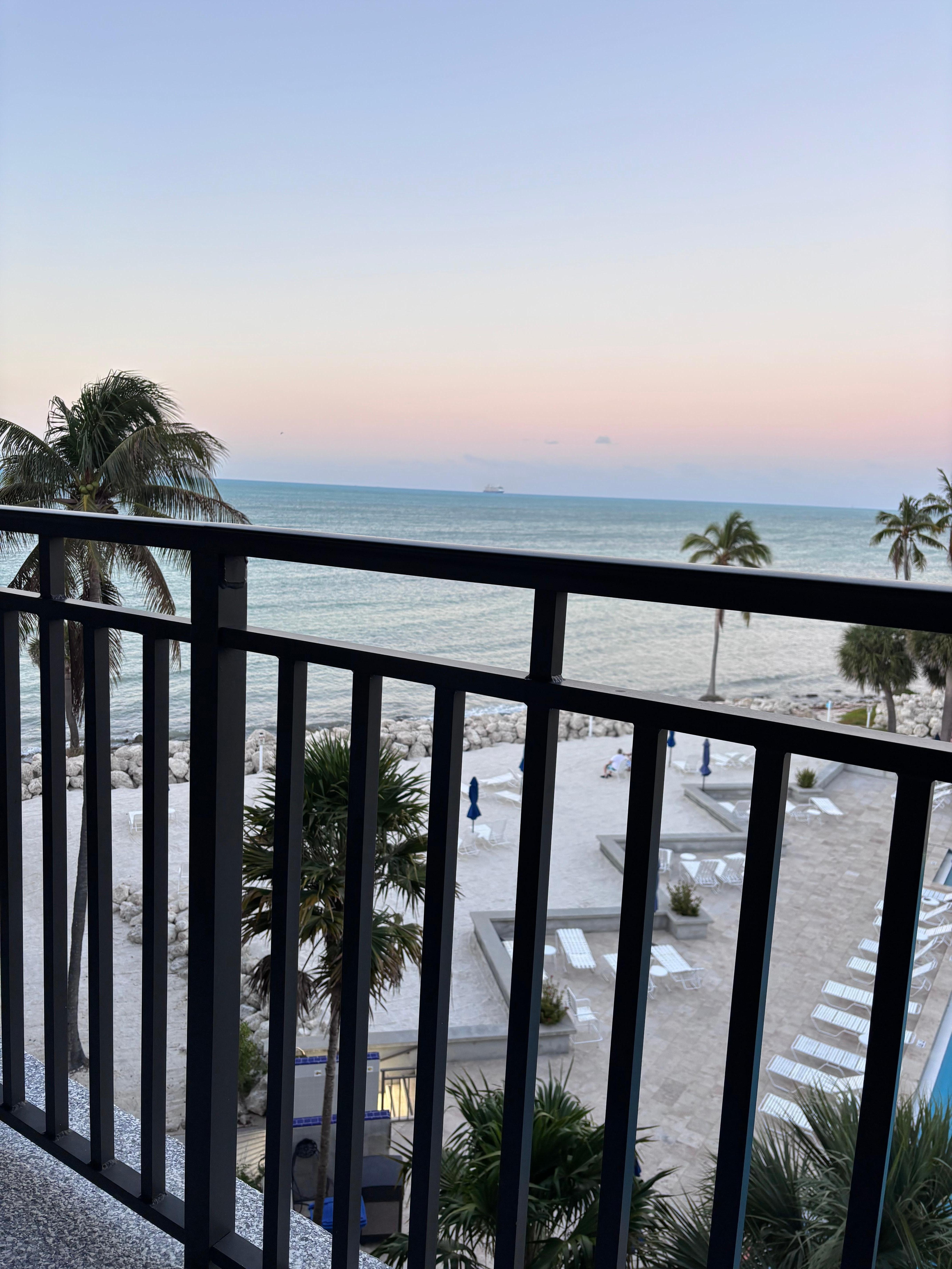 Balcony view was a 10+!