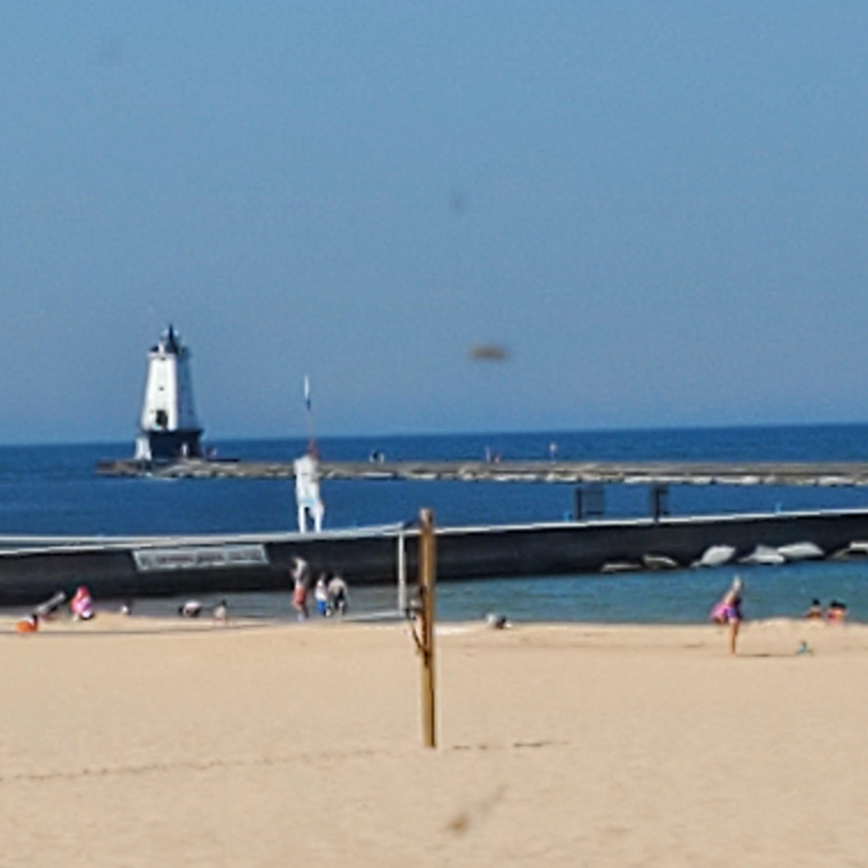 Close to Ludington, explore North Breakwater lighthouse- Summit park