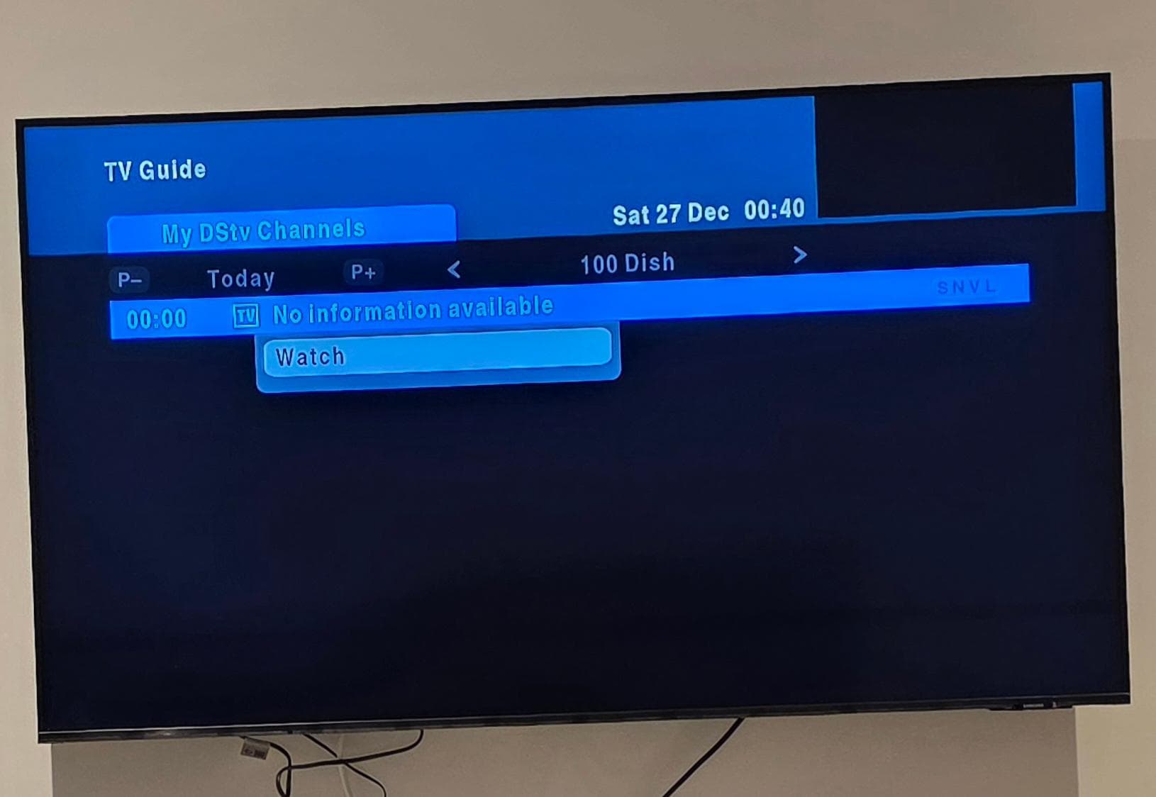 TV didn't work consistently 