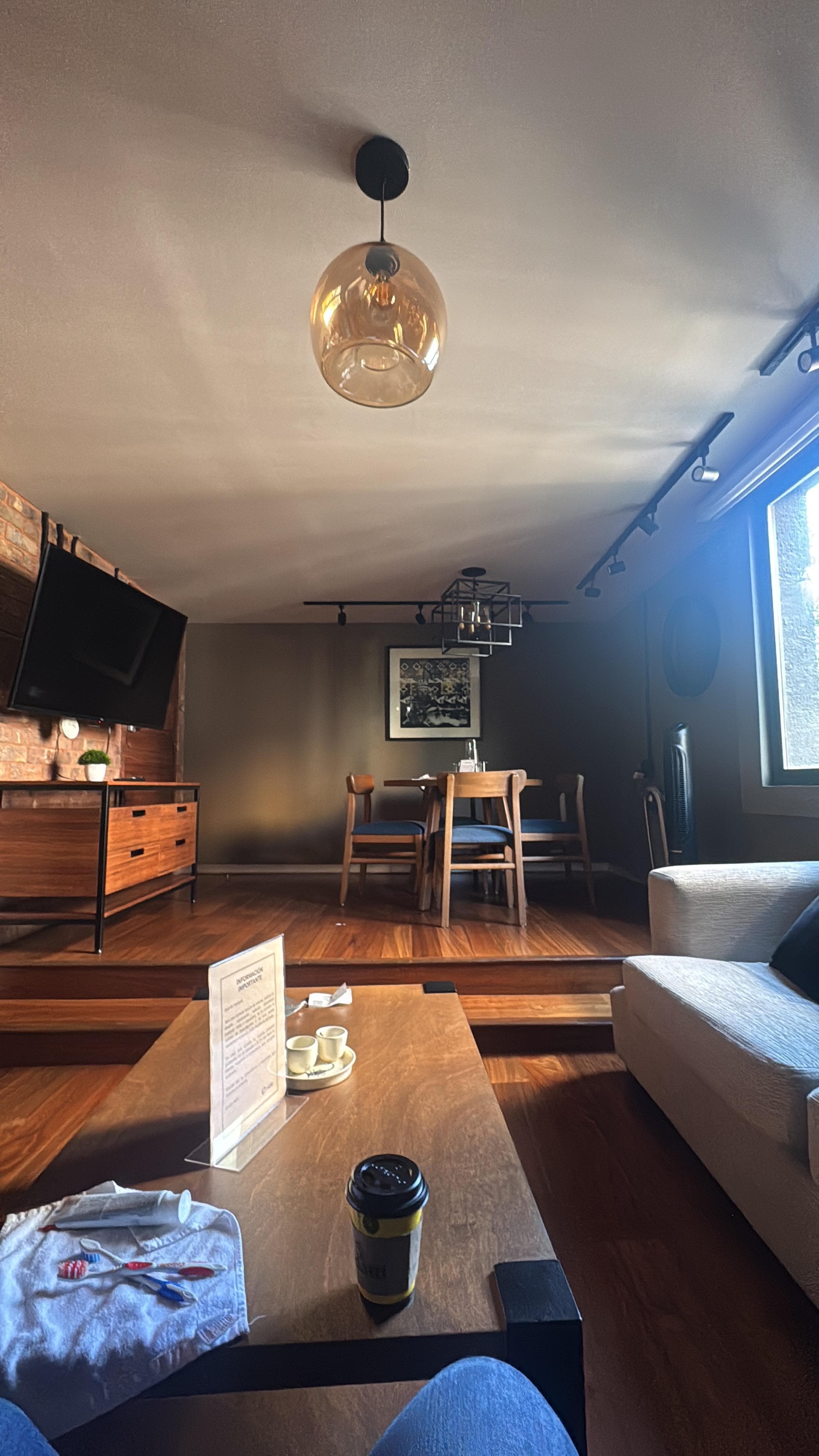 This was the dinning and living room.