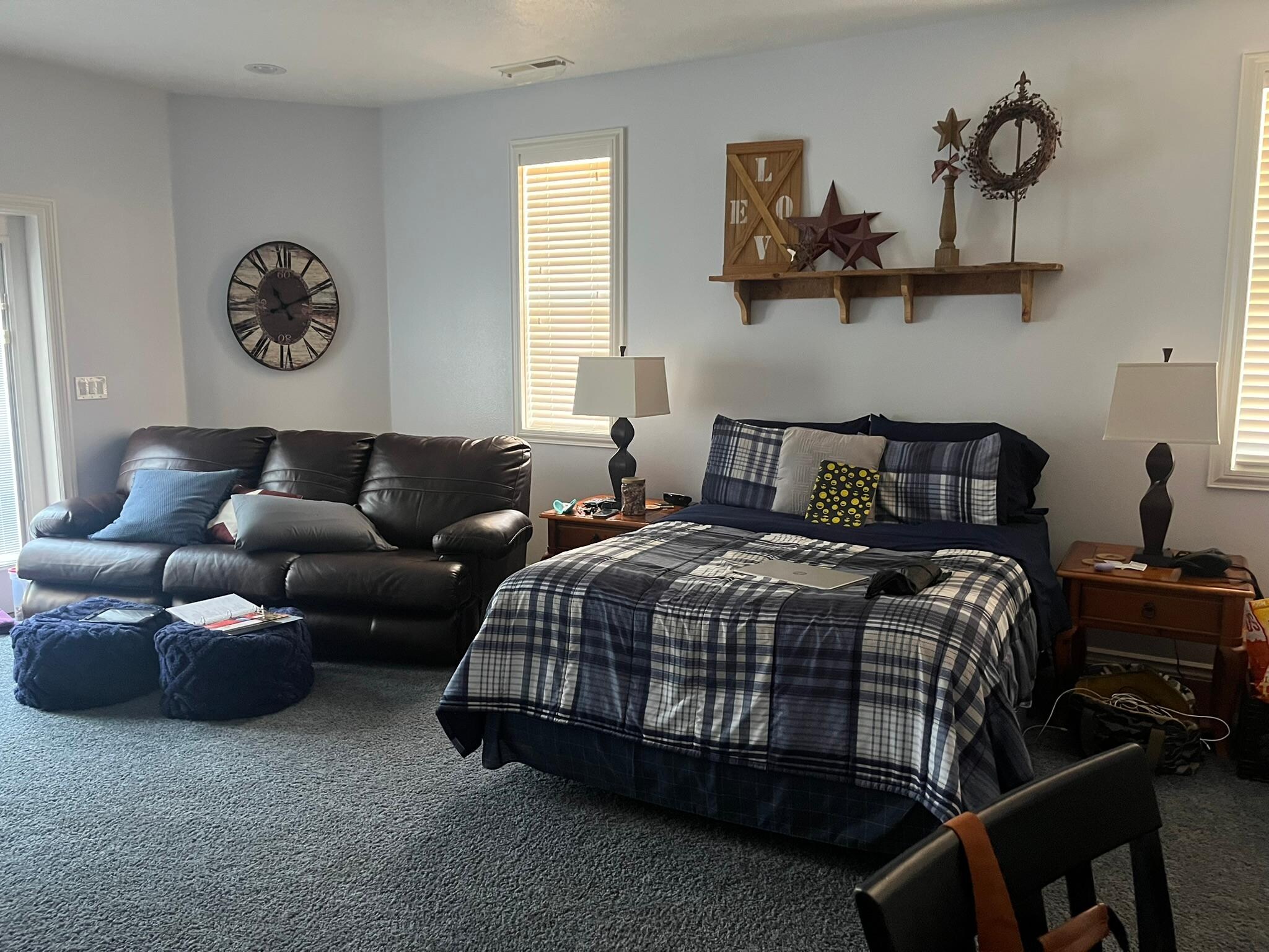 Super cozy and comfortable living space.