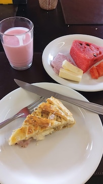 O café da manhã é uma delícia! 😋