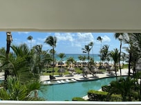 A perfect view from a 3rd floor ocean view junior suite!