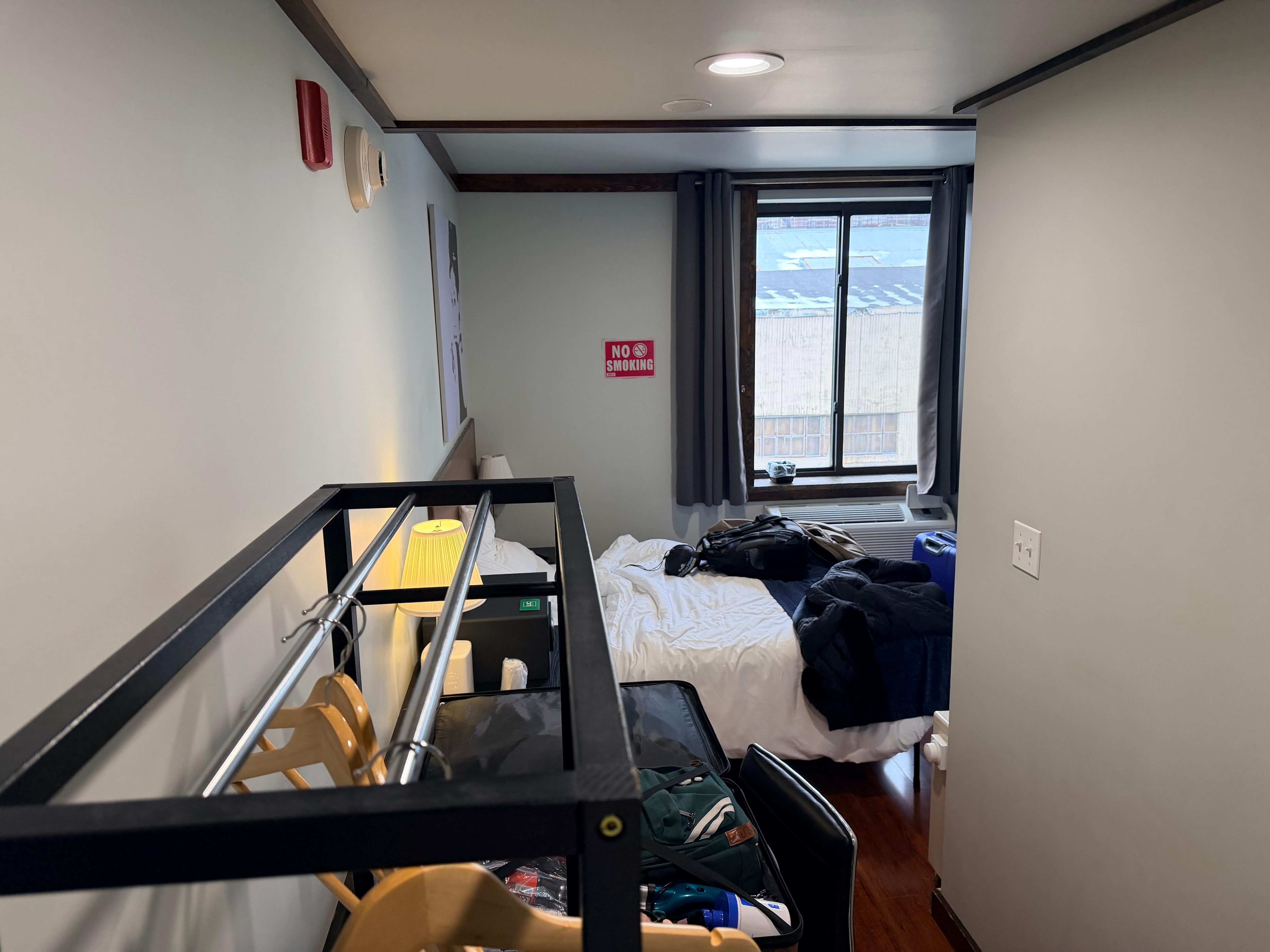 They give you a hanging rack and a set of dresser drawers