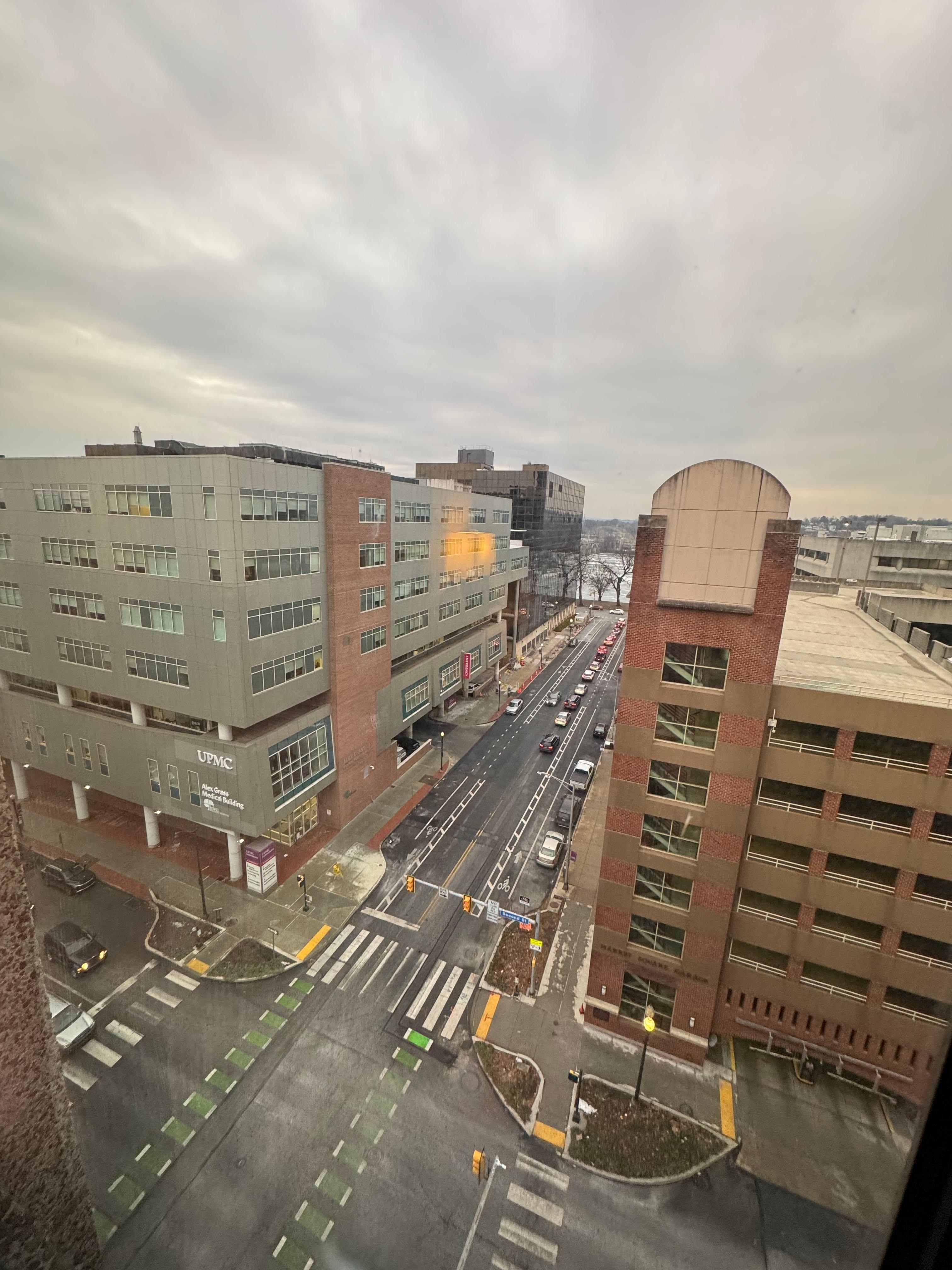 Room 922’s window view