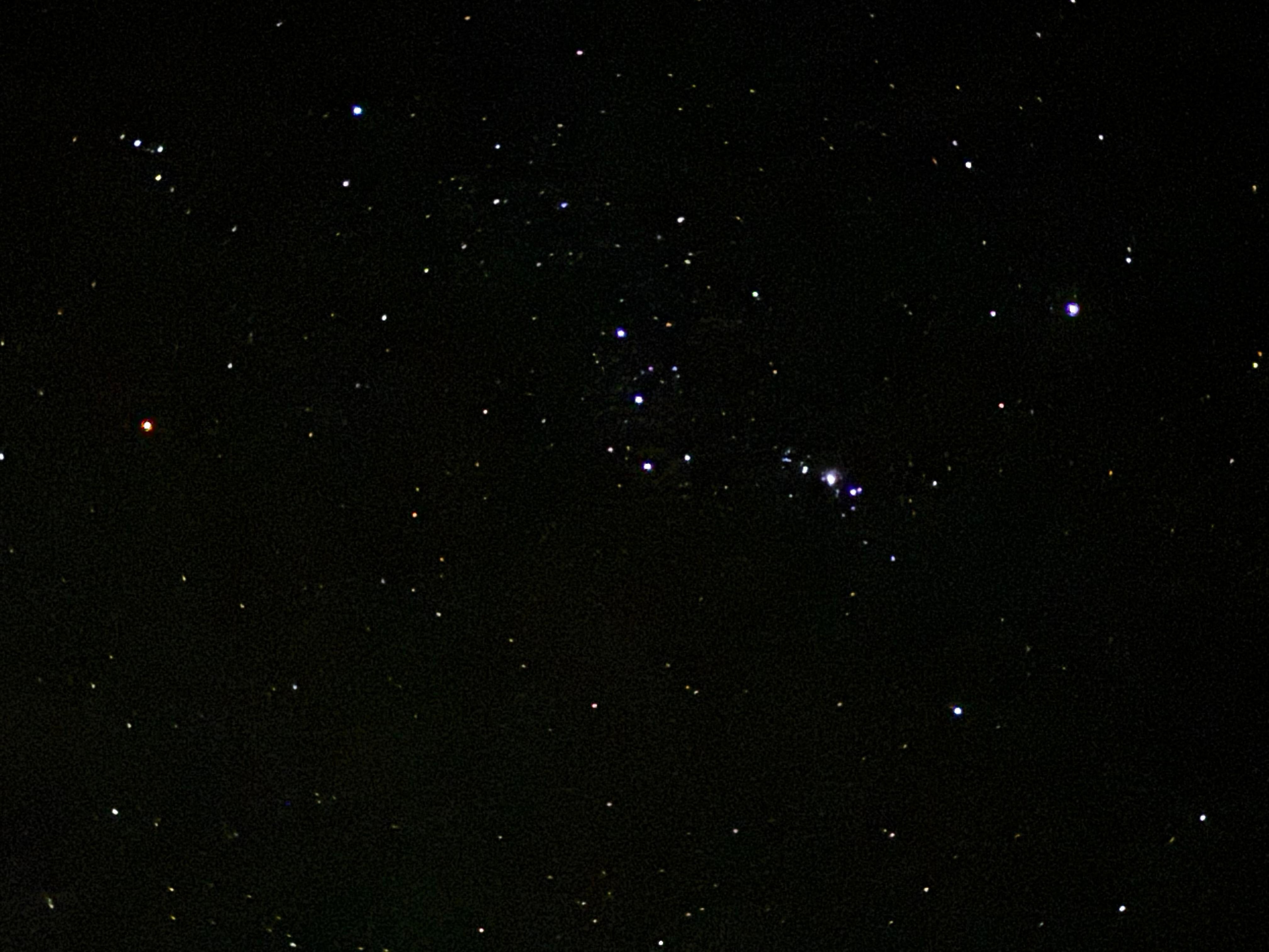 Night sky is vibrant and bright!