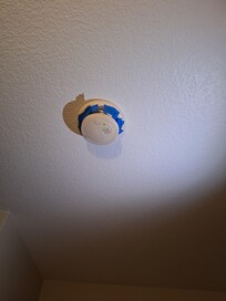 Covered smoke detector