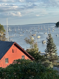 View from our dinner.