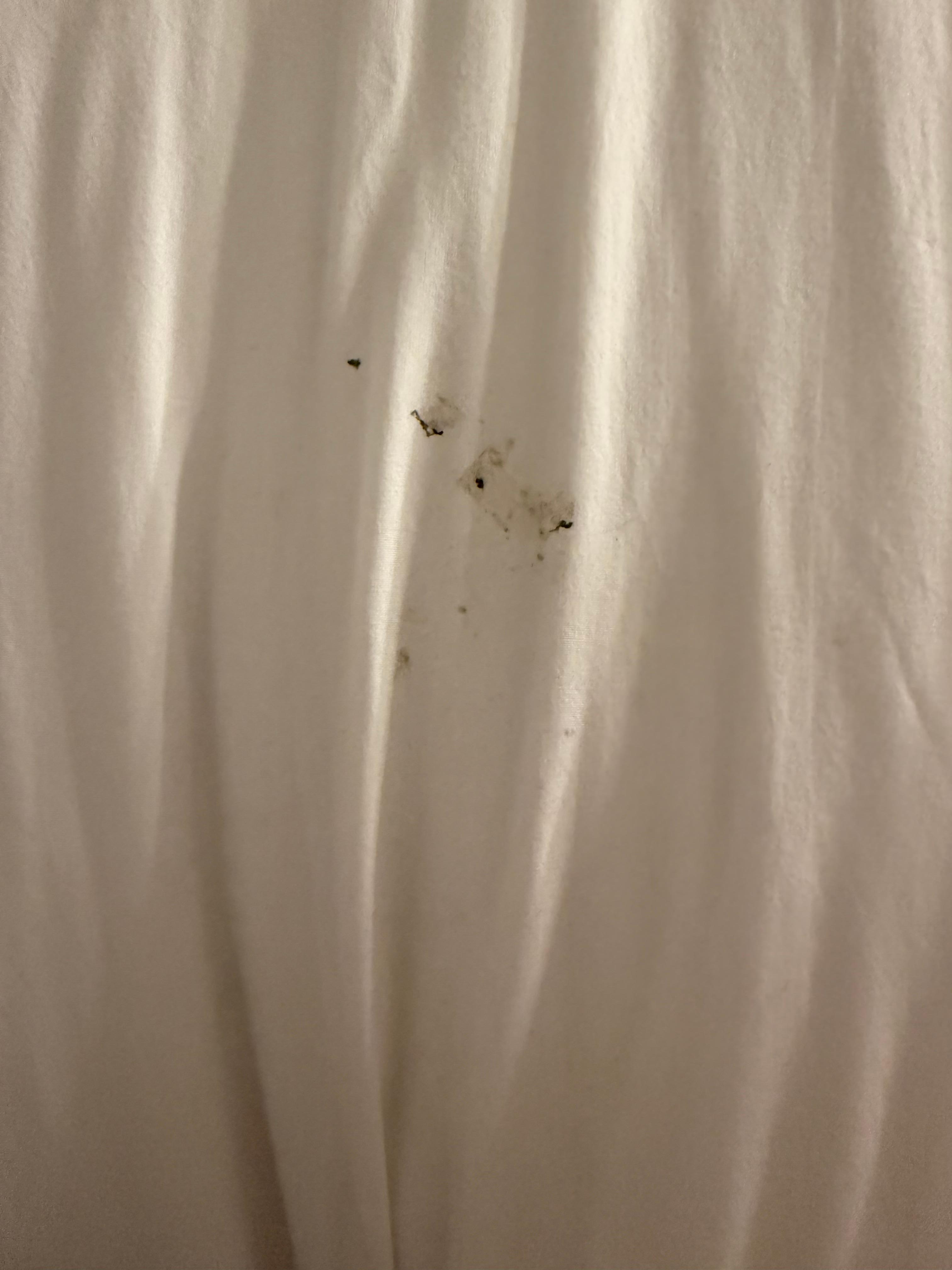 Stain on sheets…eww