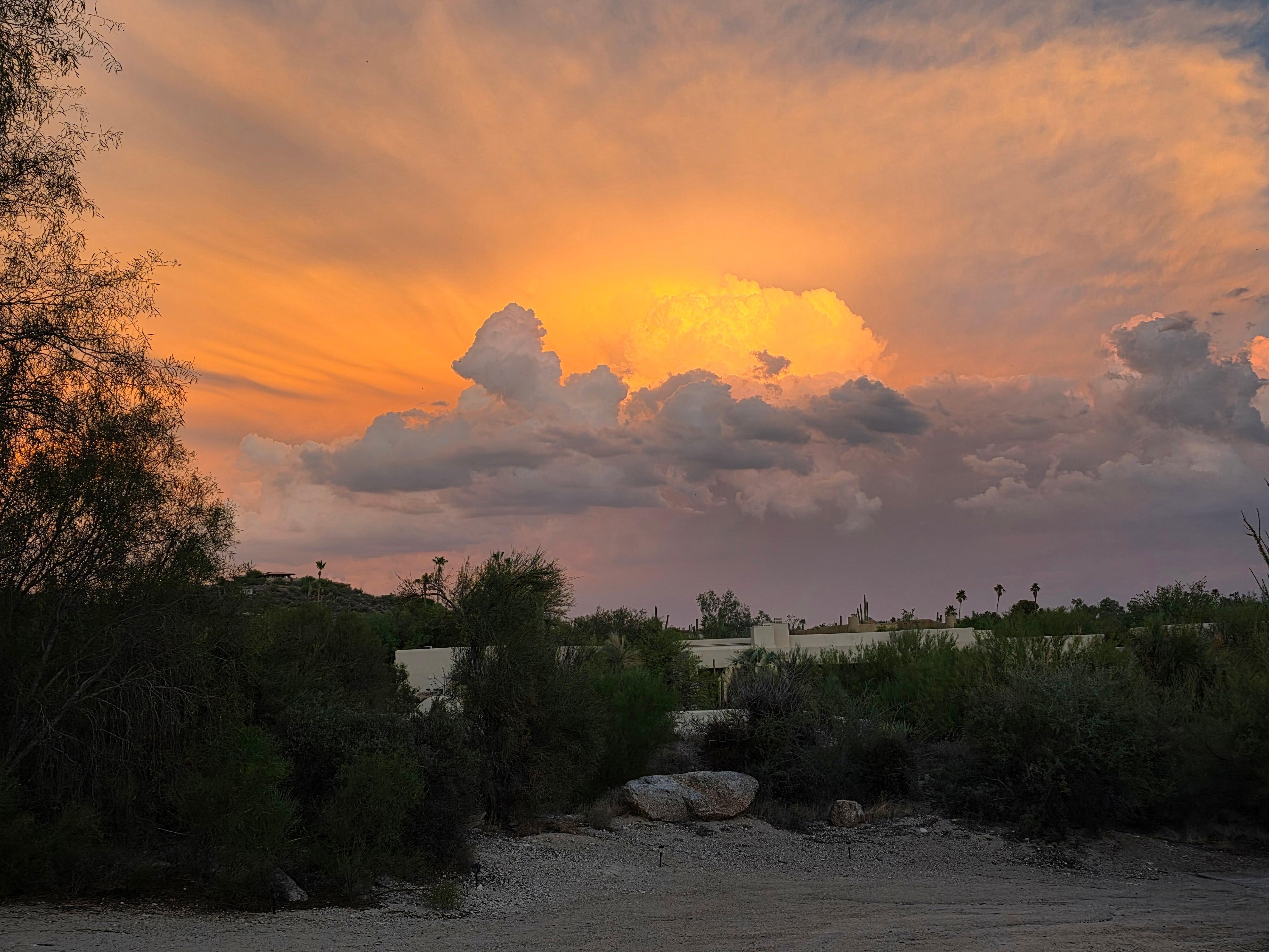 Beautiful sunset.