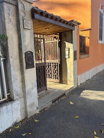 Entrance to property.