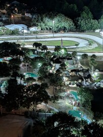 Go carts and mini golf across the street