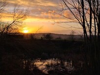 Soleil couchant chez Frédéric !