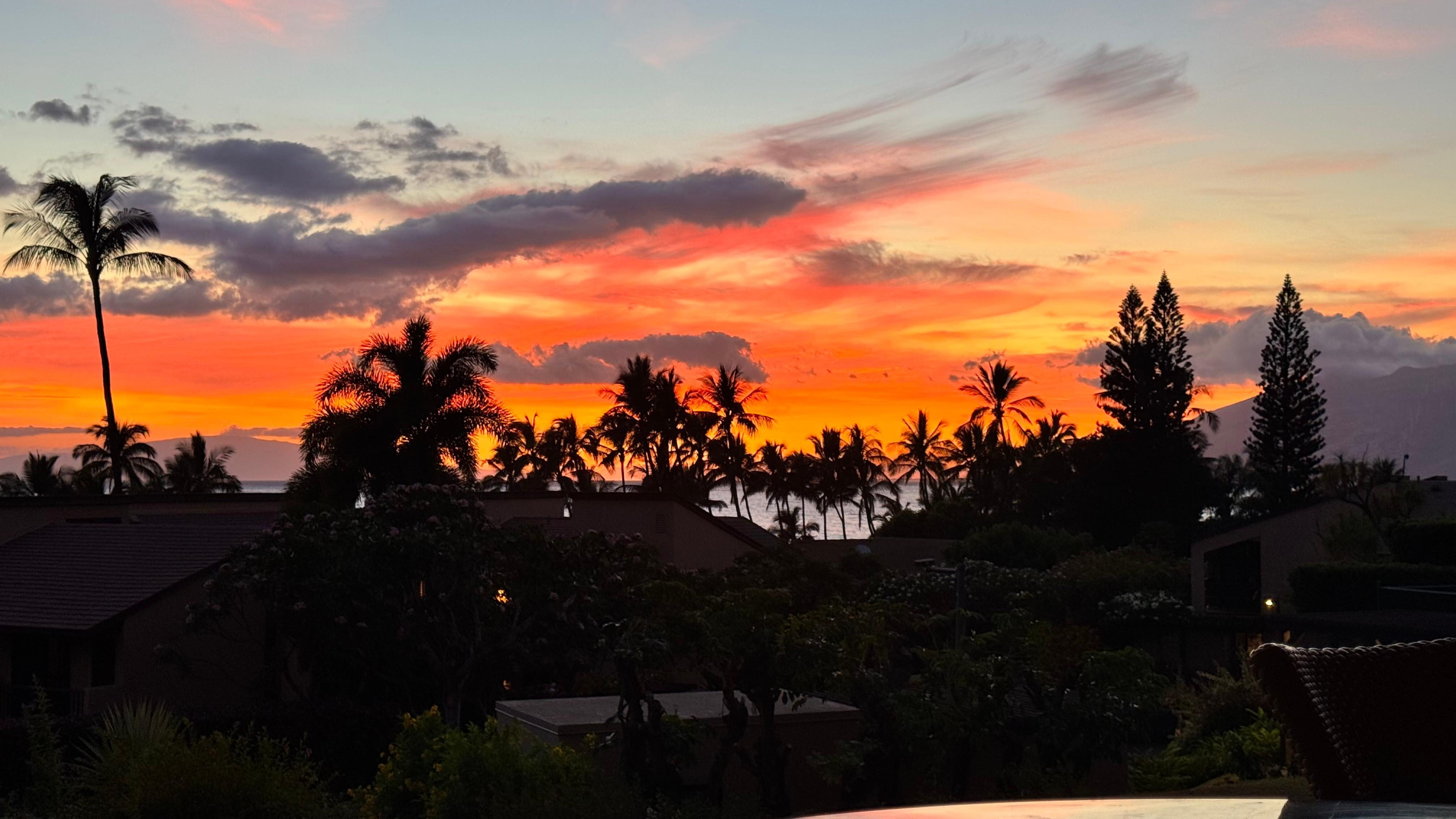 Sunset from the condo
