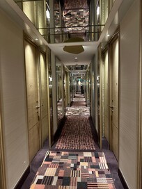 Corredores para os quartos