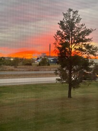 Looking out my room at the sunset. 10/6/25