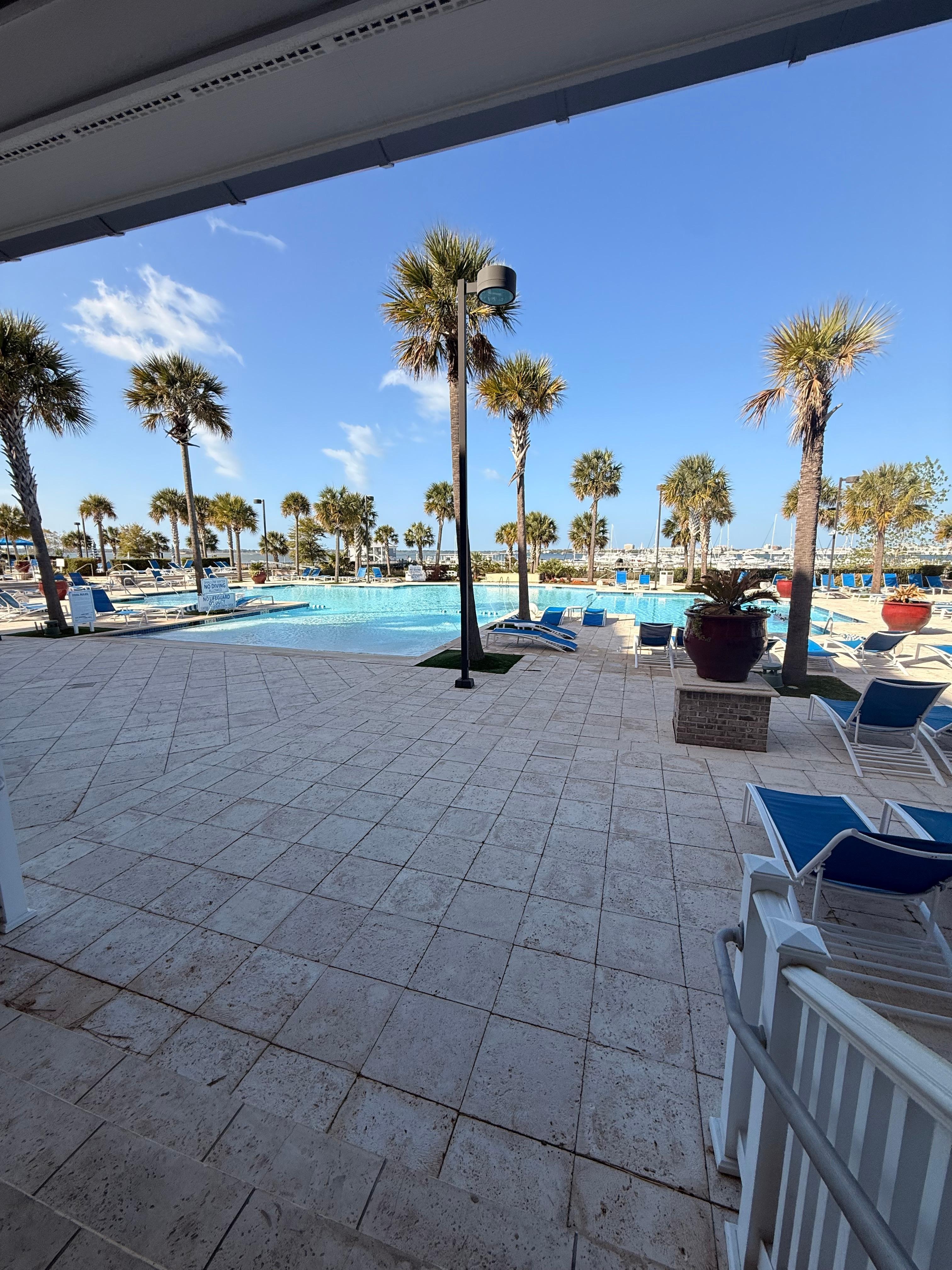 Second pool on property.