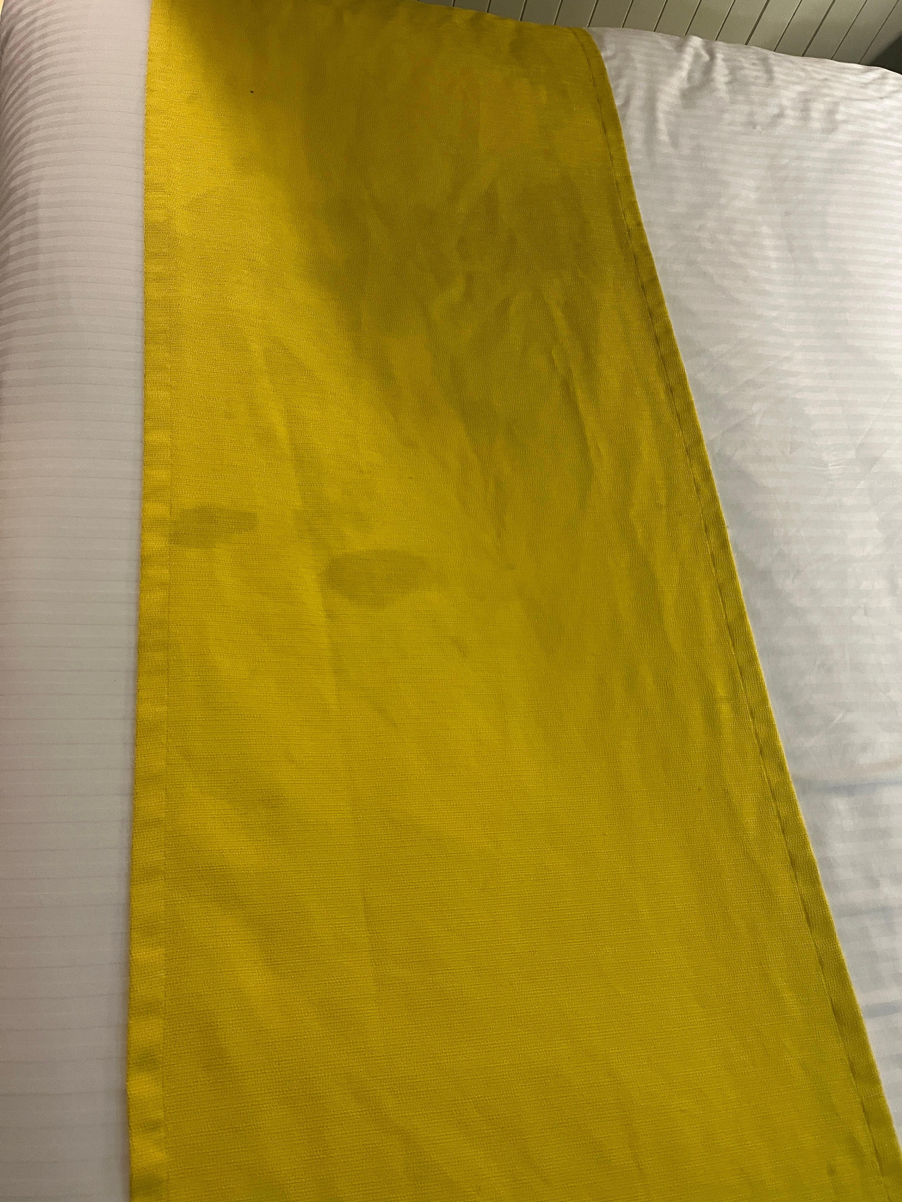 Bed cover very stained