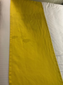 Bed cover very stained